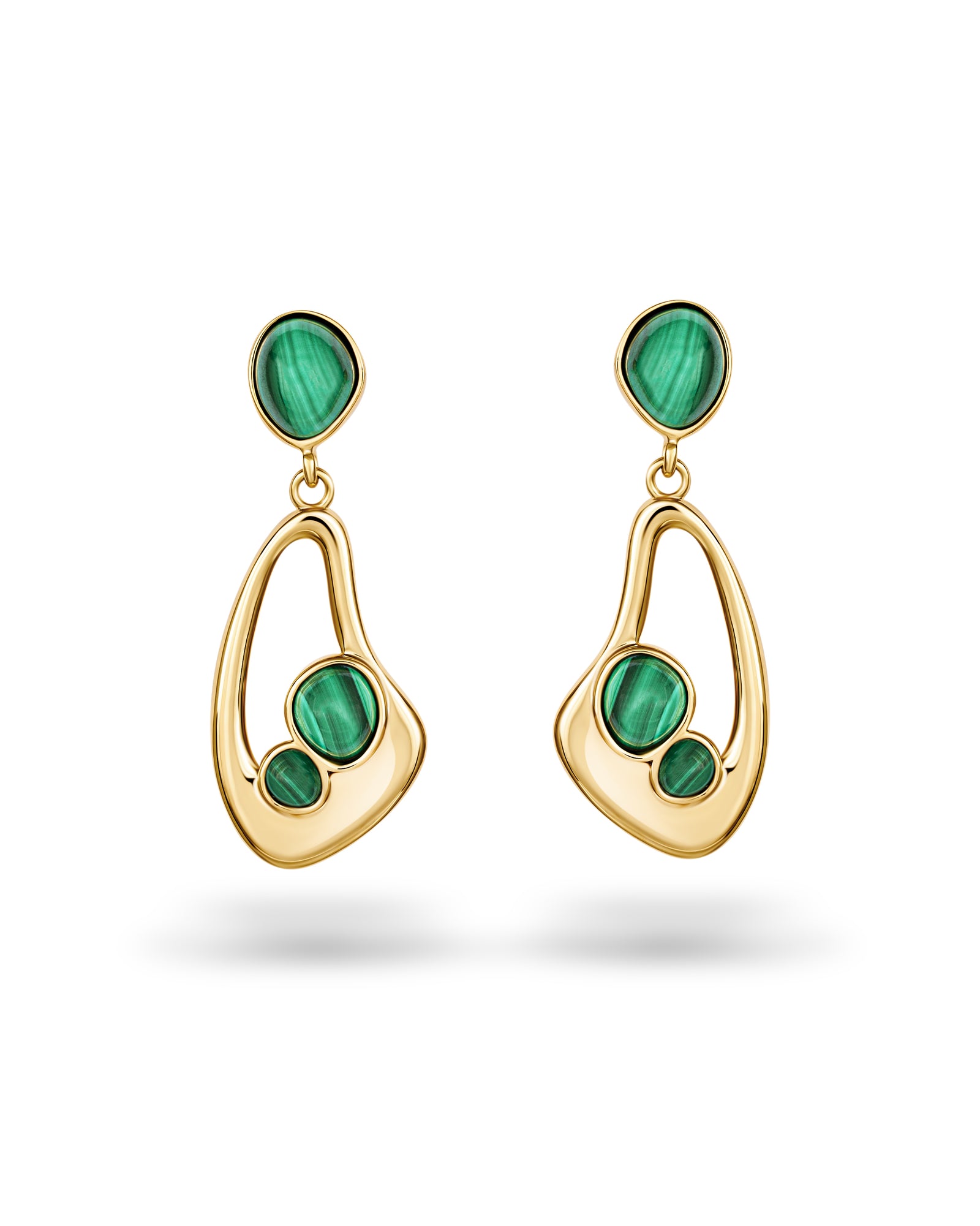 Edelstein-Kaskaden-Ohrringe