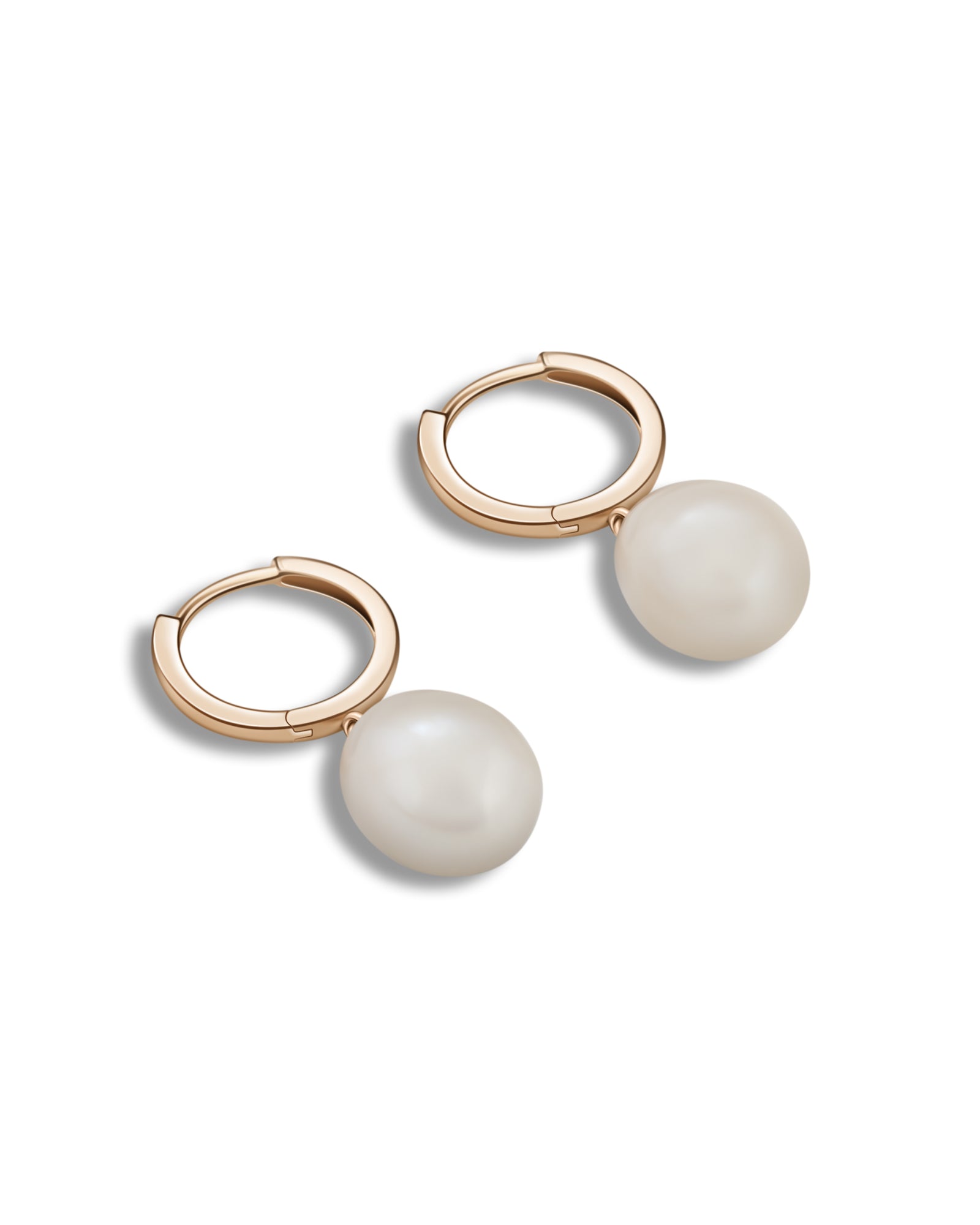 Natural Pearl Hoops