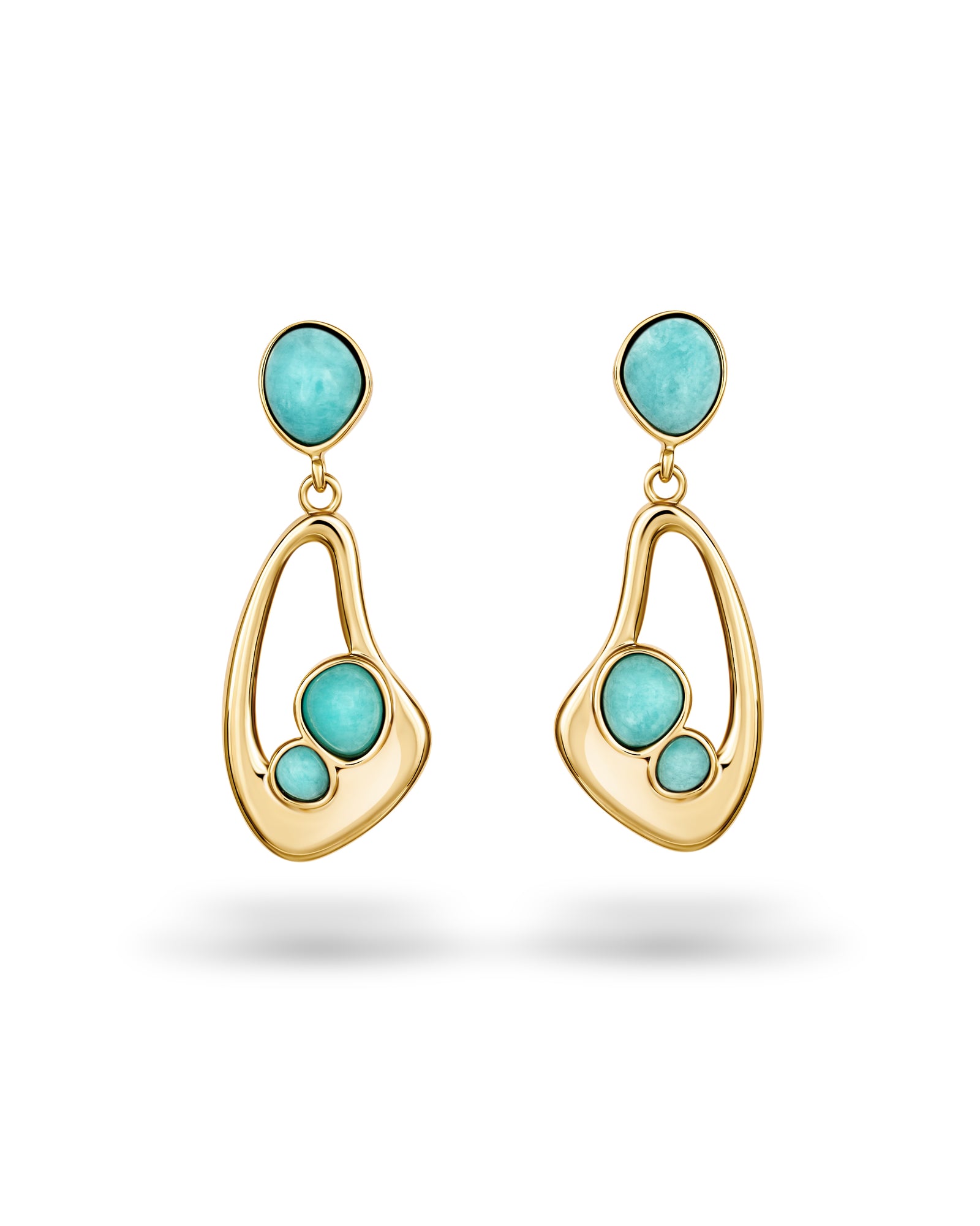 Edelstein-Kaskaden-Ohrringe