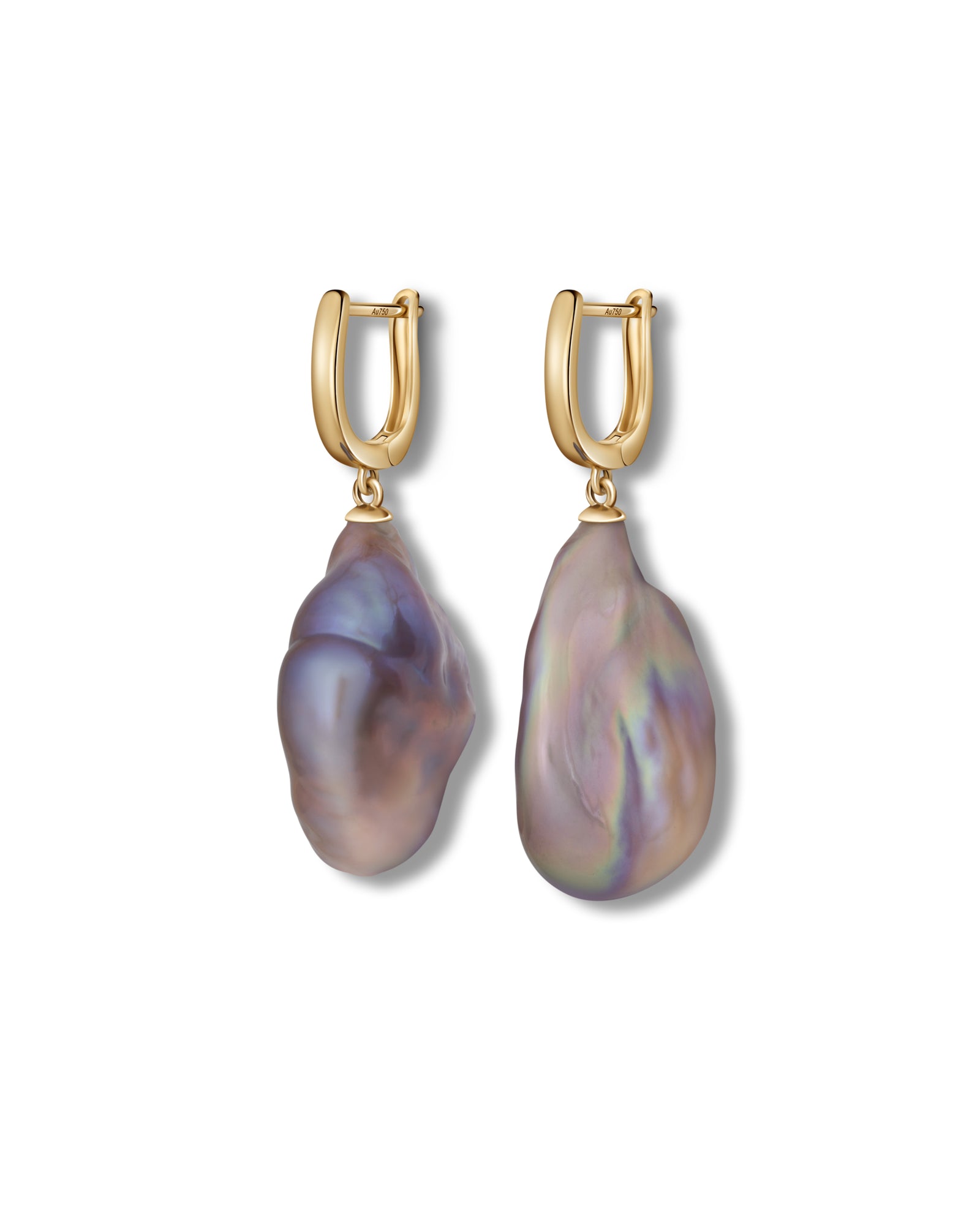 Ohrringe mit rosa Perlen