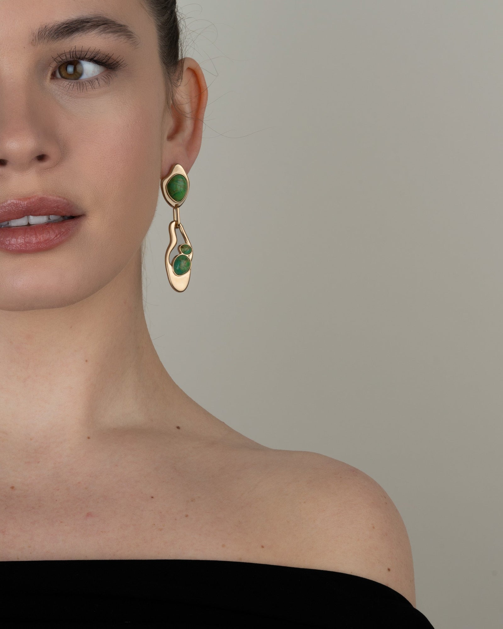 Aquatische Aura Ohrringe