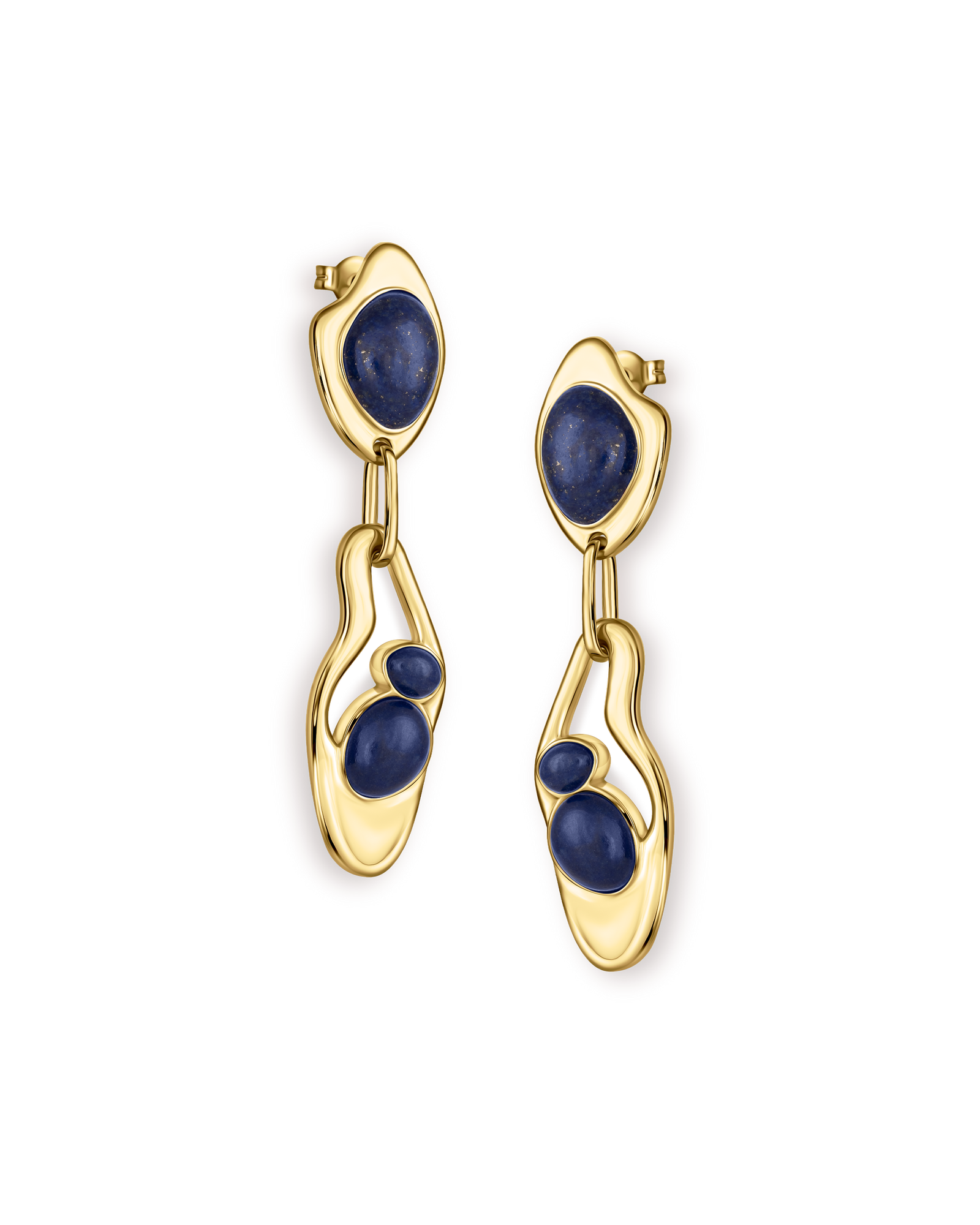 Aquatische Aura Ohrringe