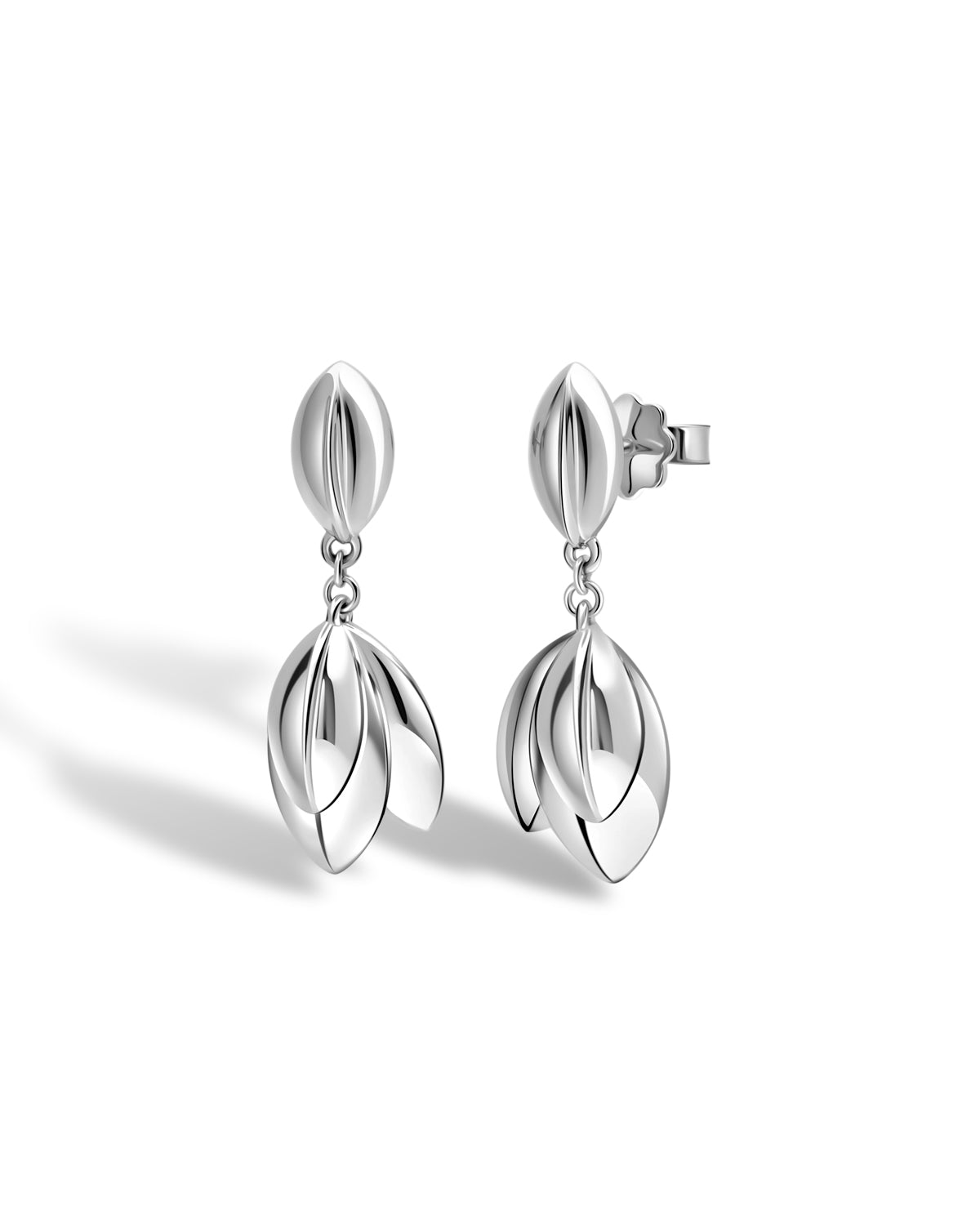 Mistelzweig-Blatt-Ohrringe