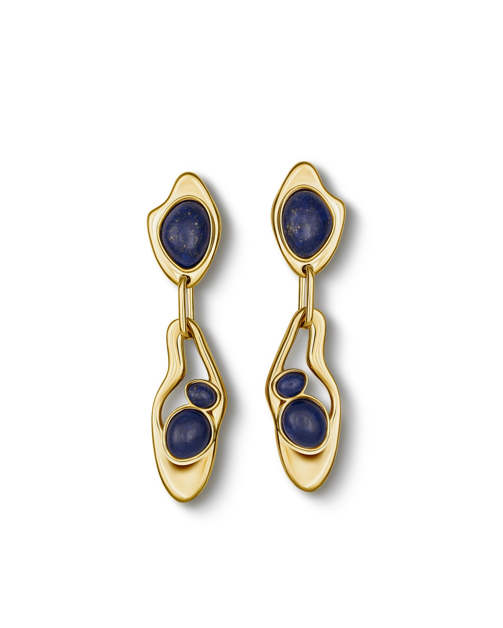 Aquatische Aura Ohrringe