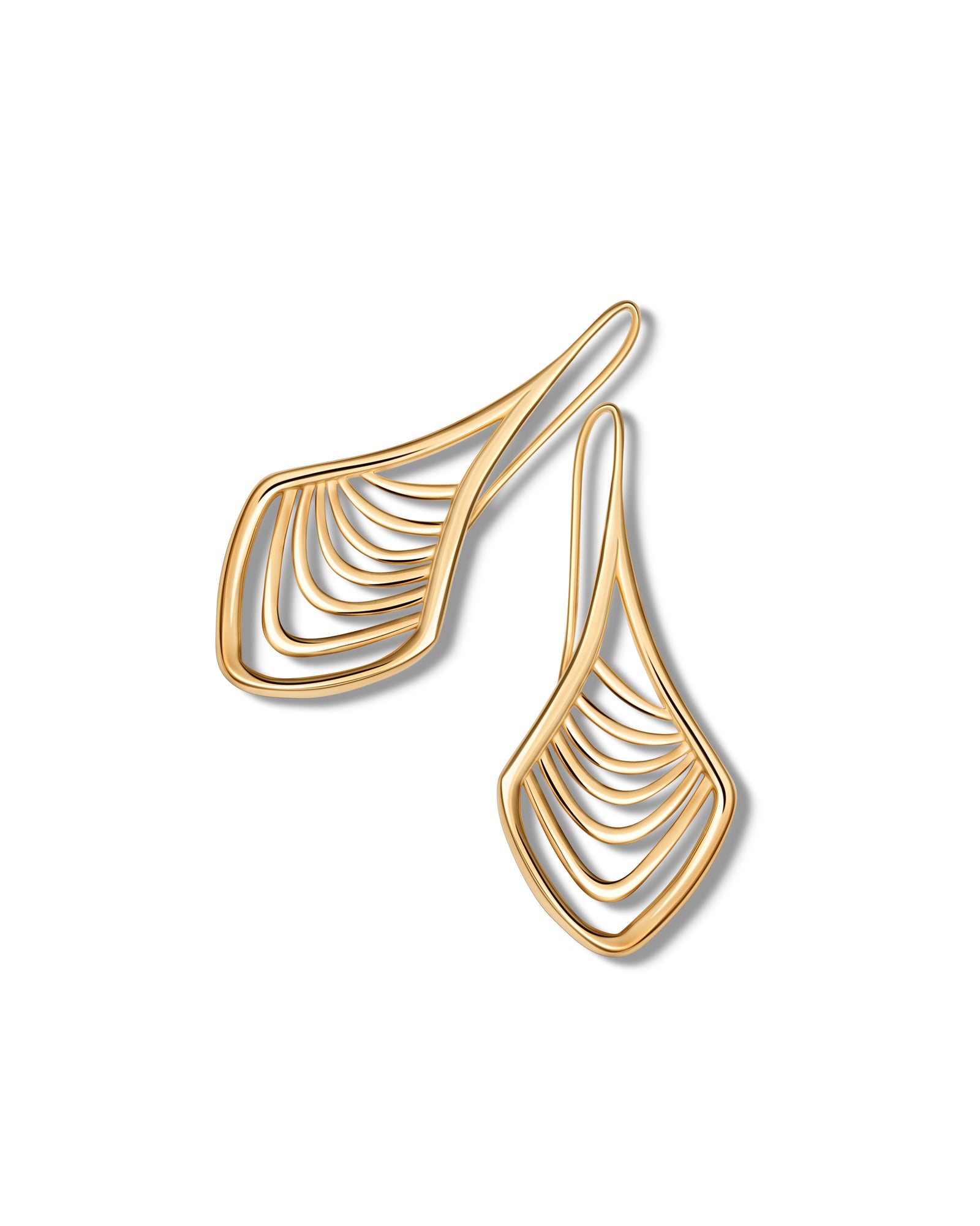 Übergroße Tropfenohrringe