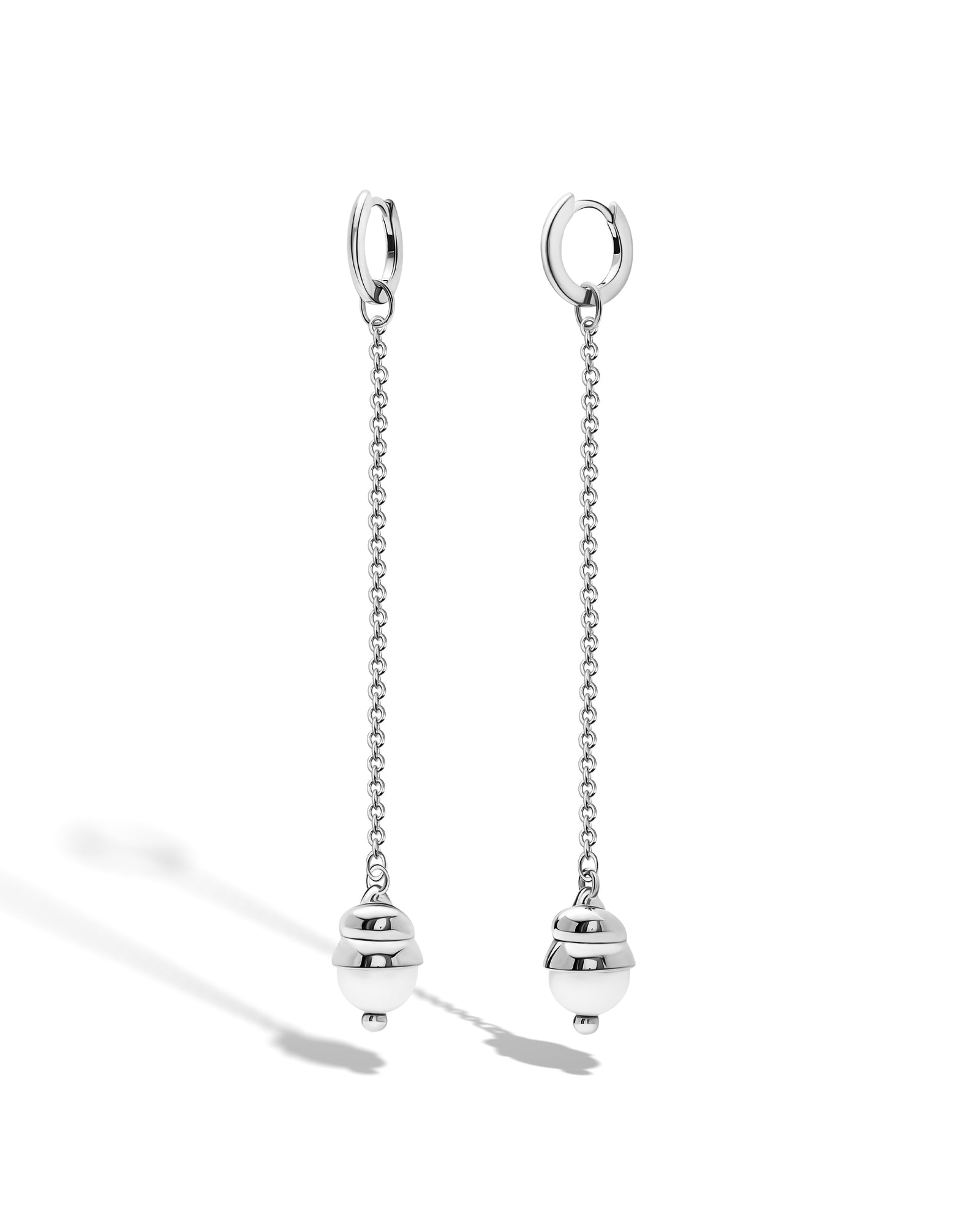 Glänzende Wasserfall-Ohrringe