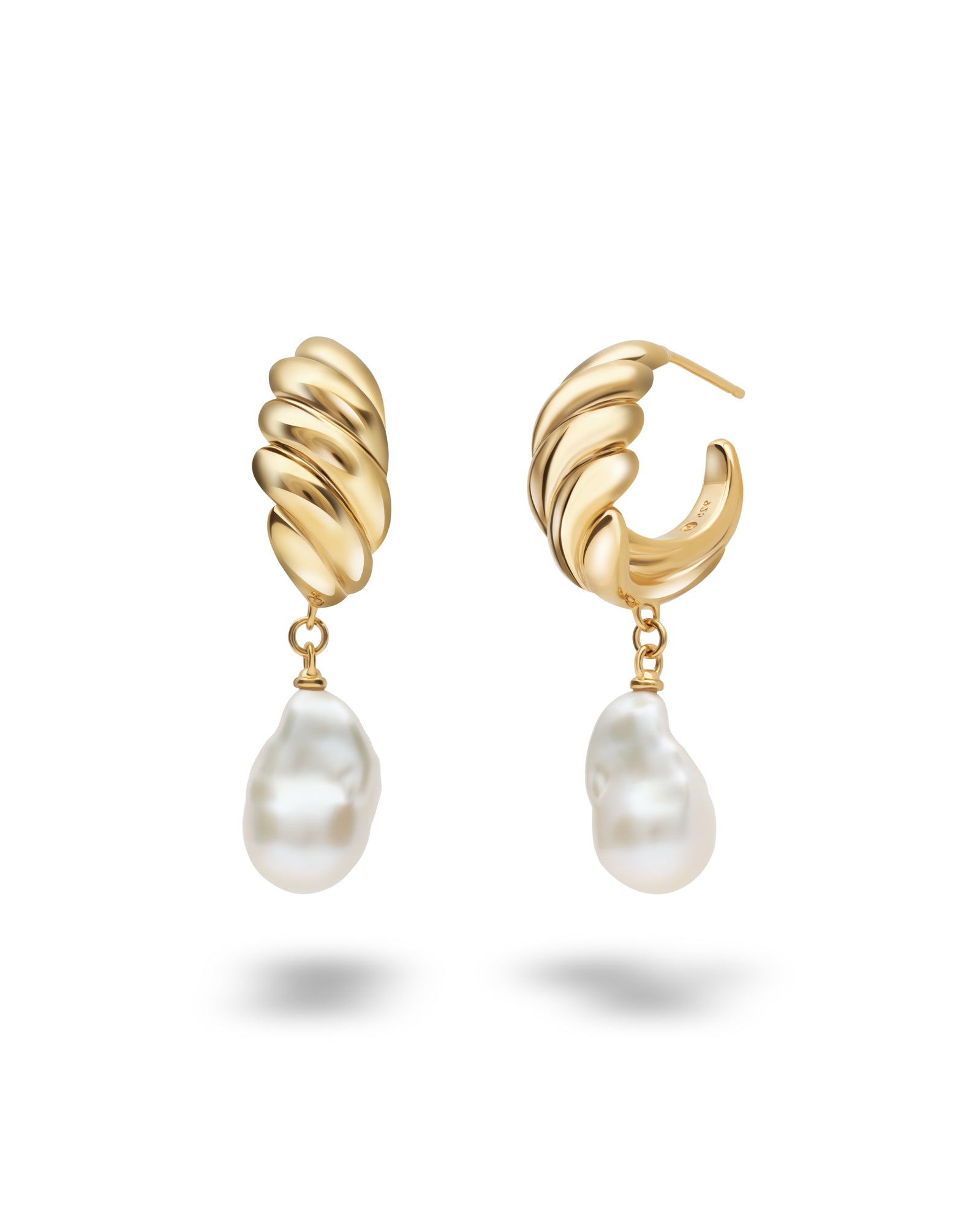 Perlen-Eclipse-Ohrringe