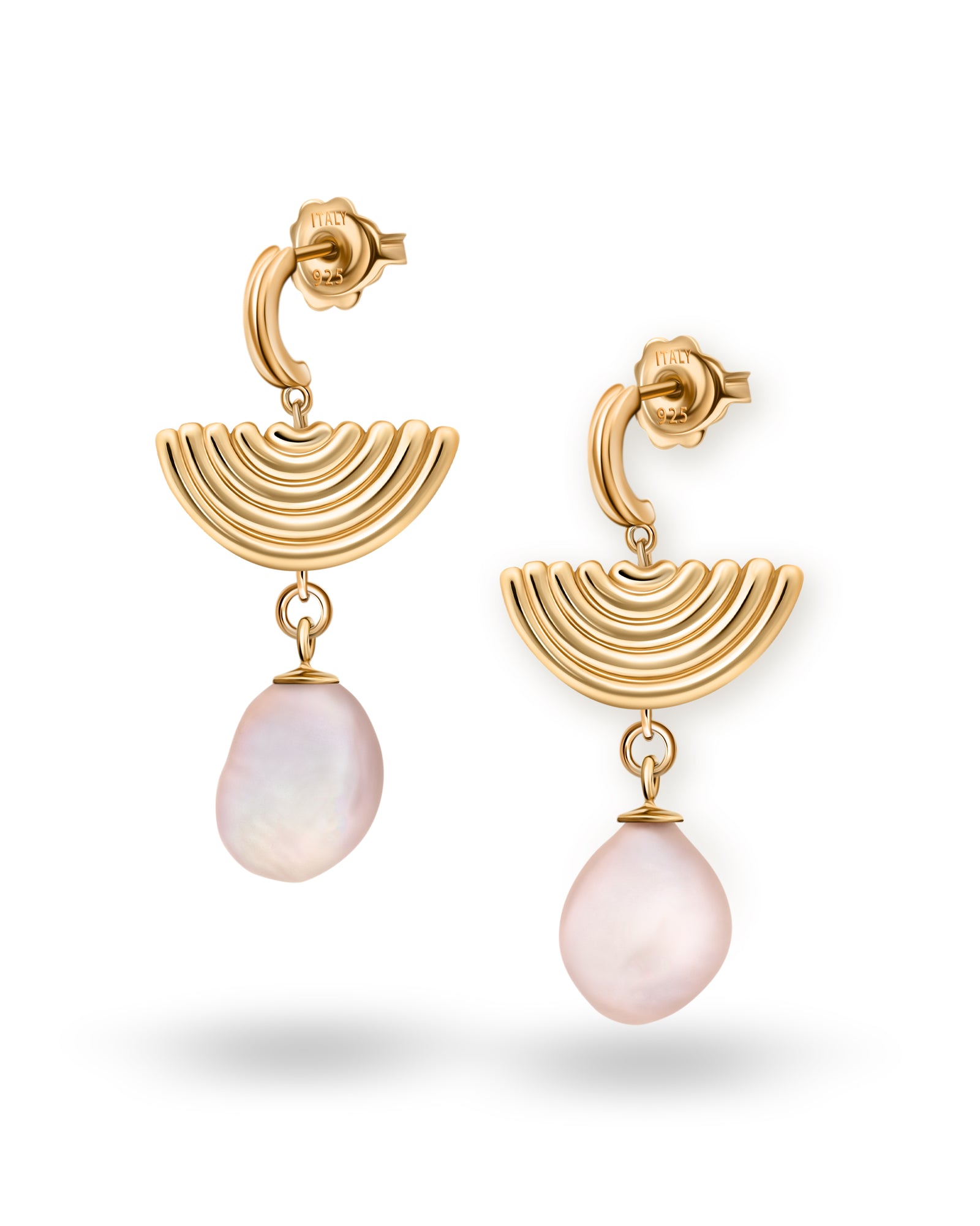 Ohrringe „Pracht“ mit Perlglanzeffekt