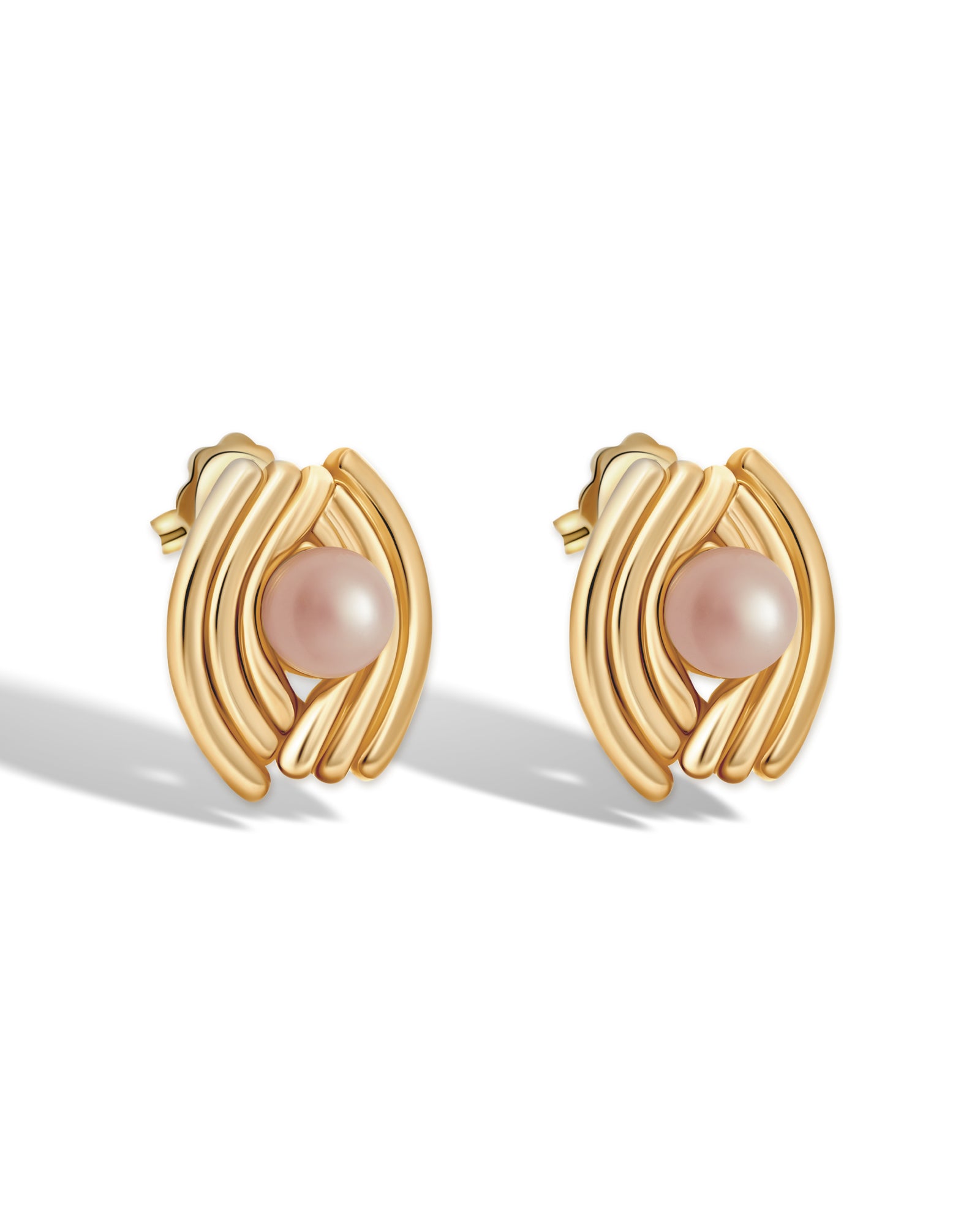 Perlenohrringe für jeden Tag