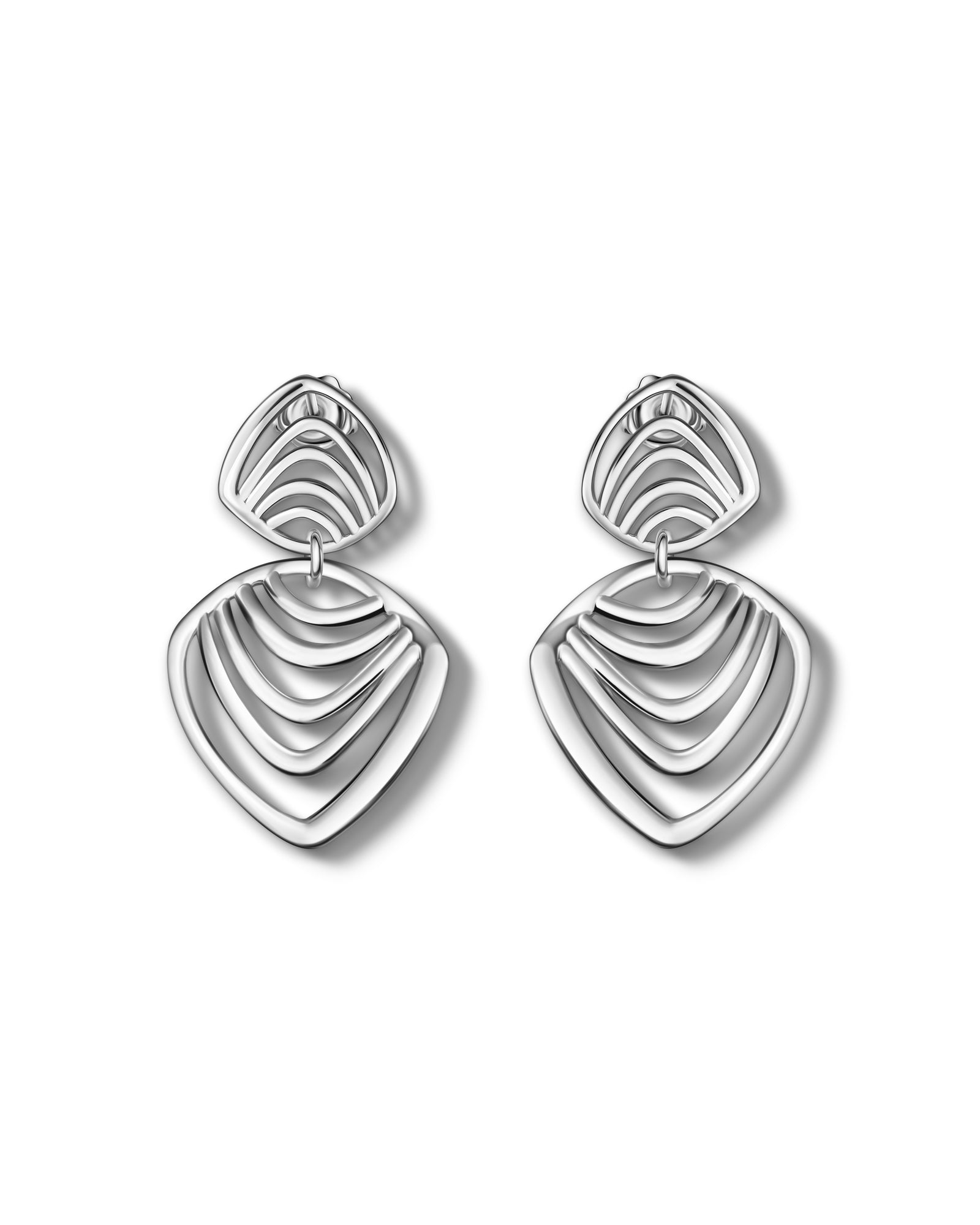 Doppelte Tropfenohrringe