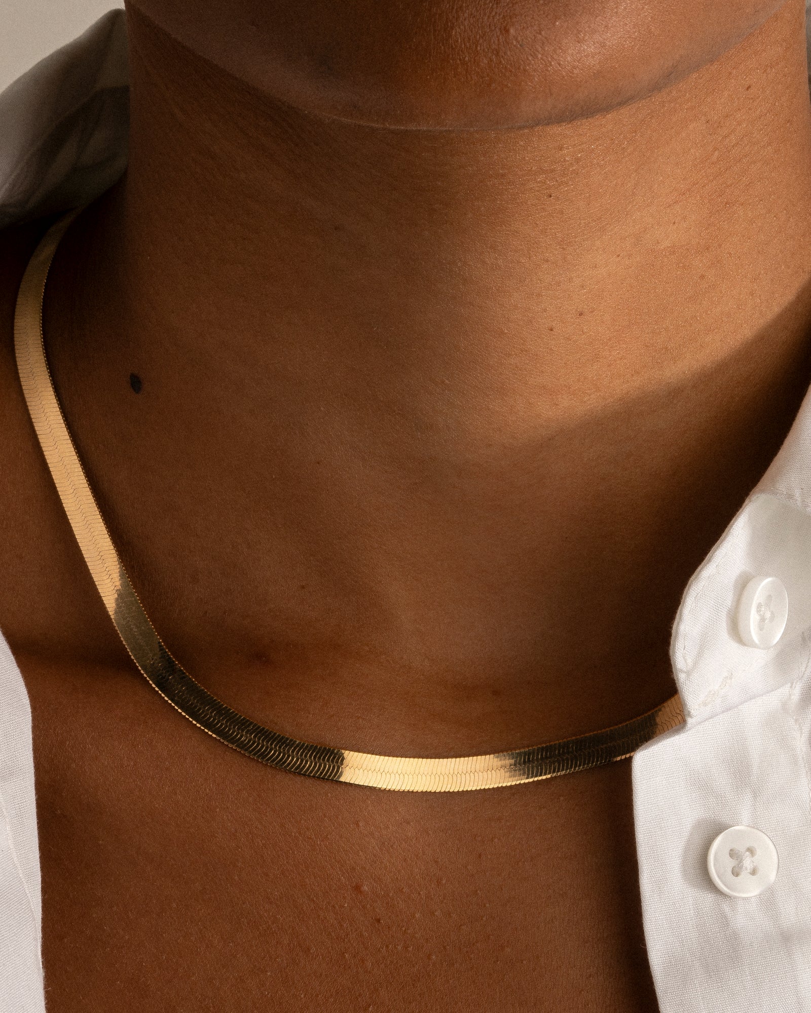 Flache Schlangenkette 6mm