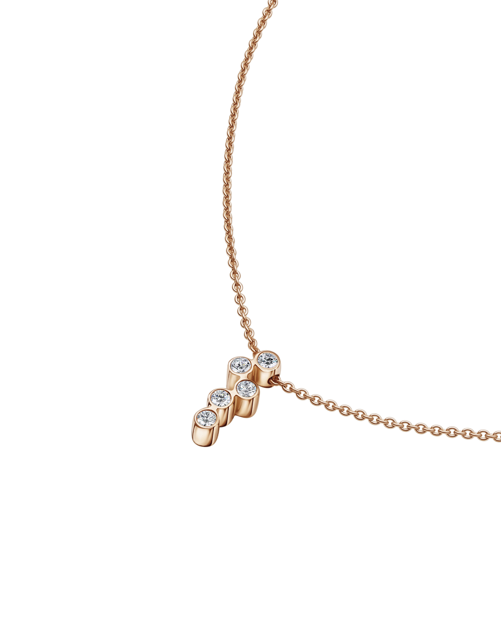 Diamant Starbust Halskette