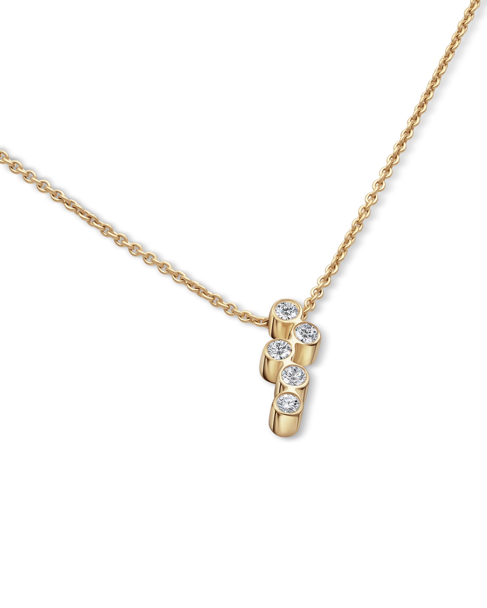 Diamant Starbust Halskette