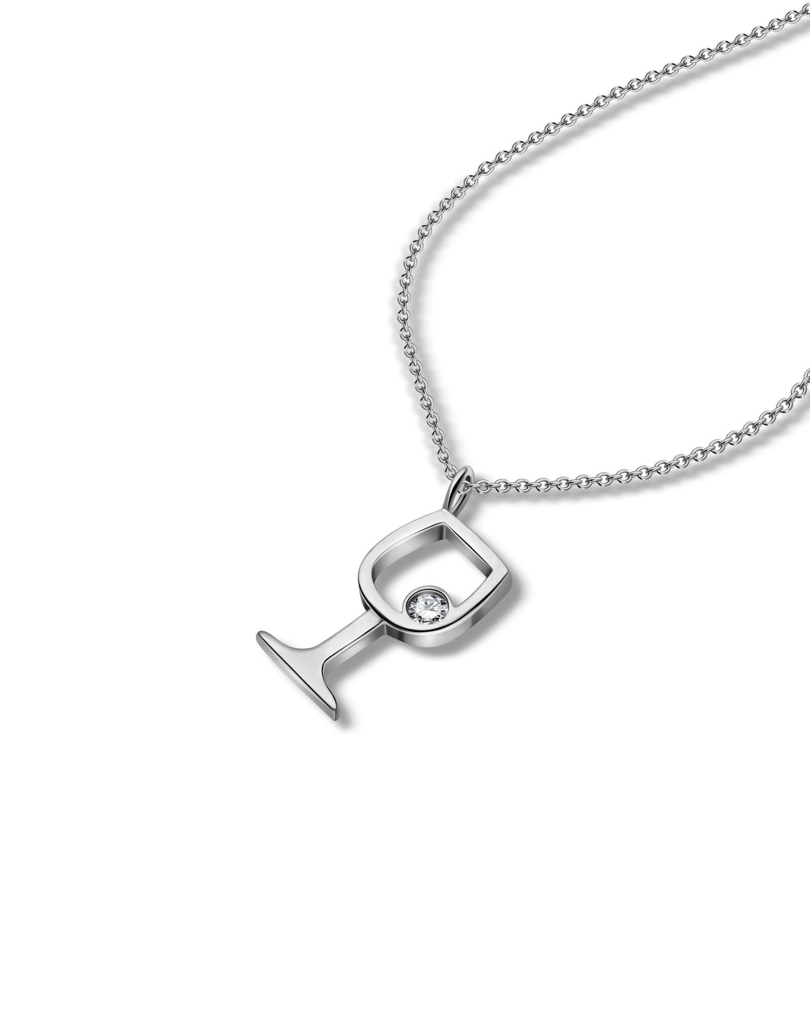 Goldener Cocktail-Anhänger