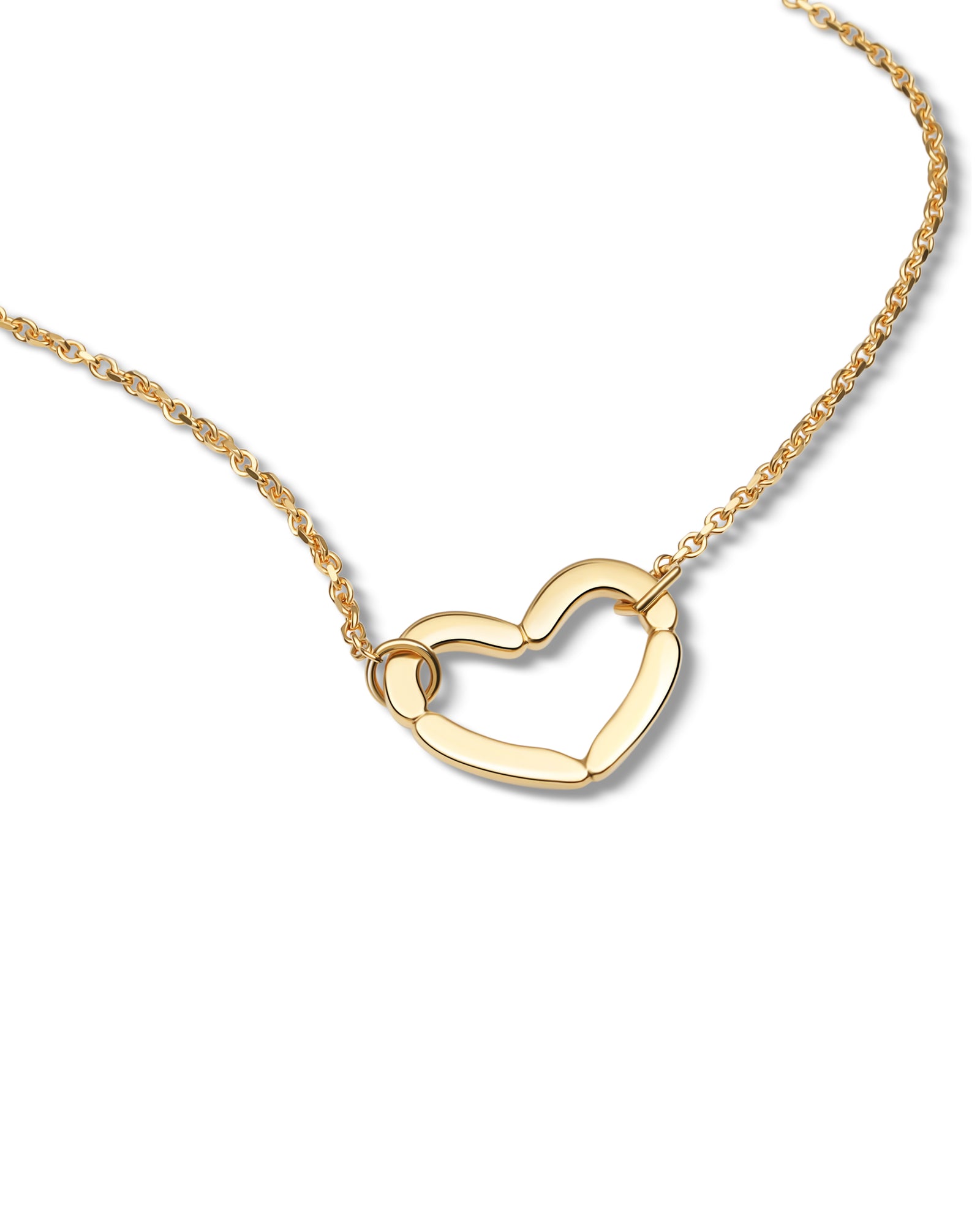 Goldene Herz Halskette