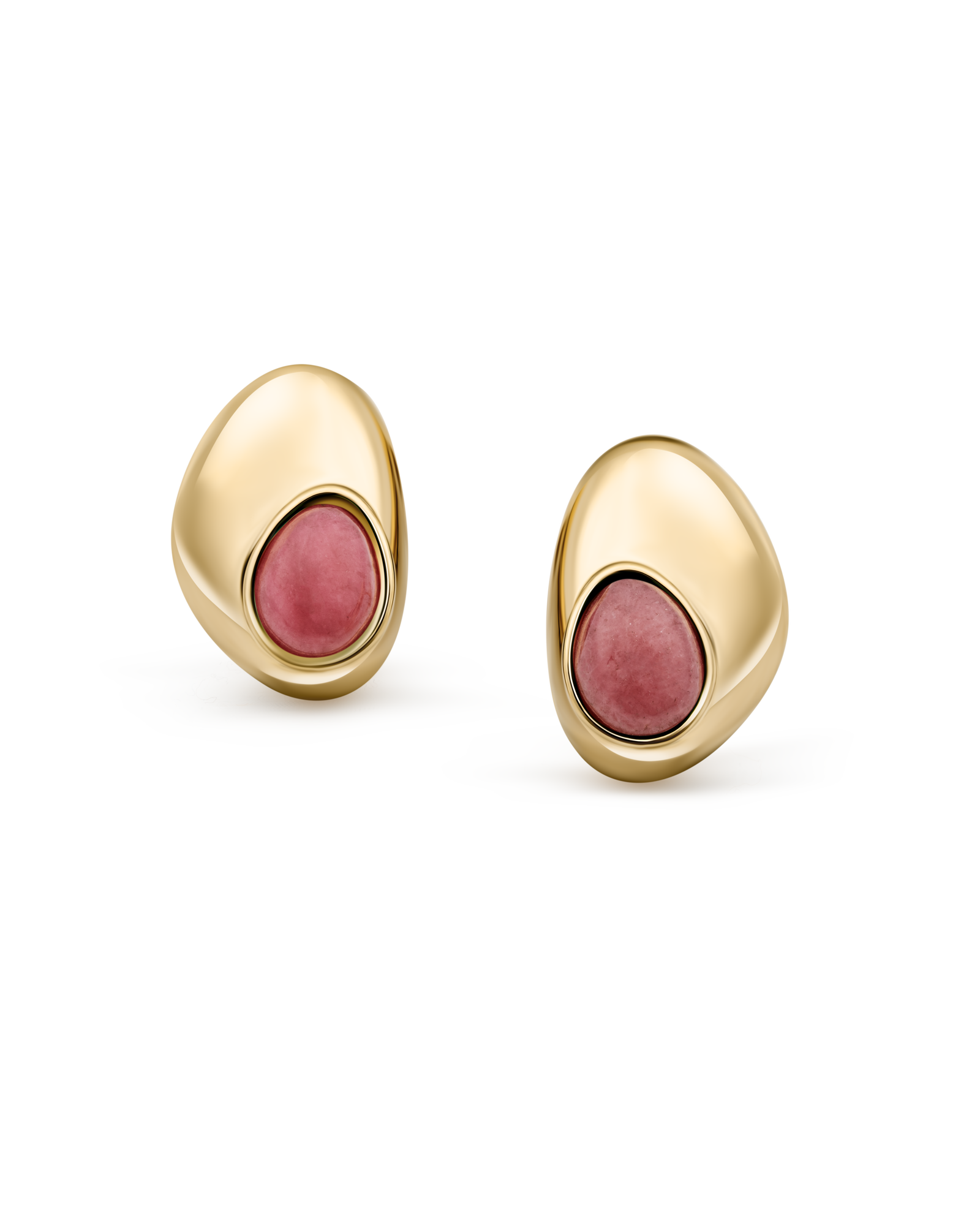 Mondtropfen-Ohrstecker