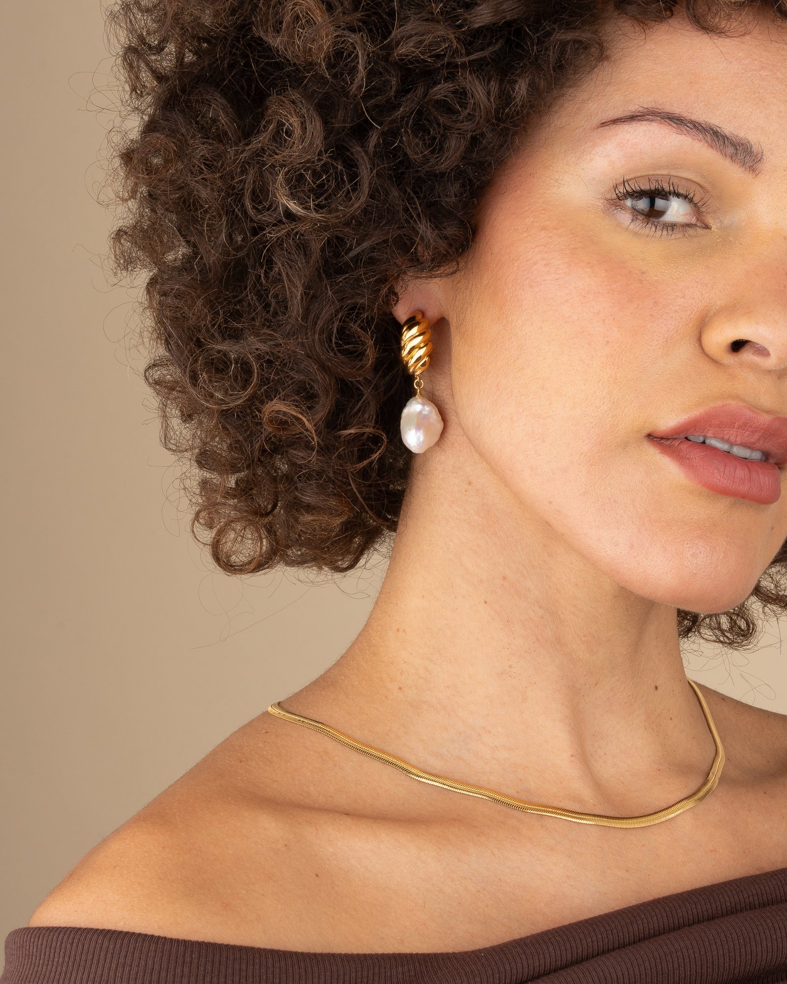 Perlen-Eclipse-Ohrringe