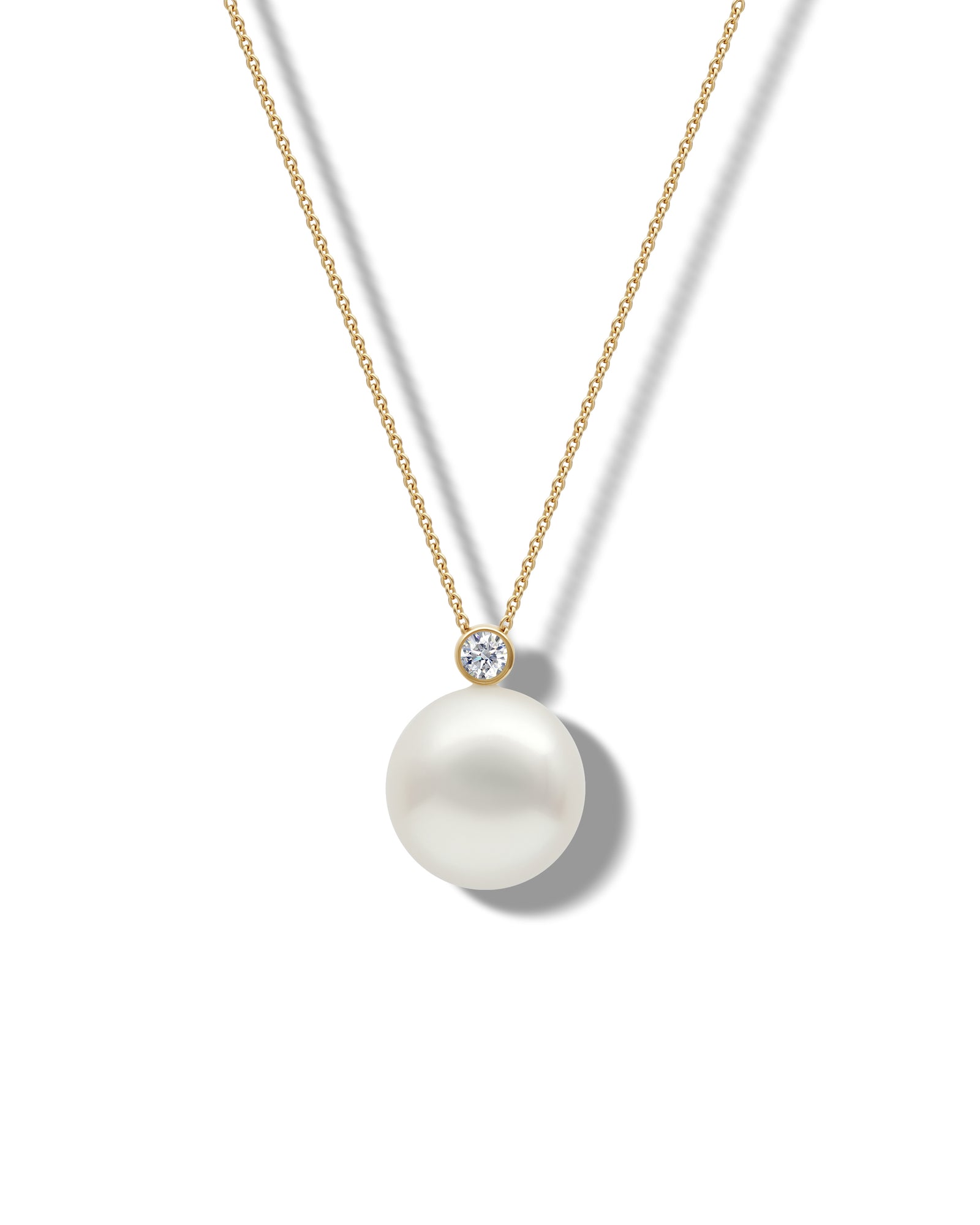 White Eye Necklace