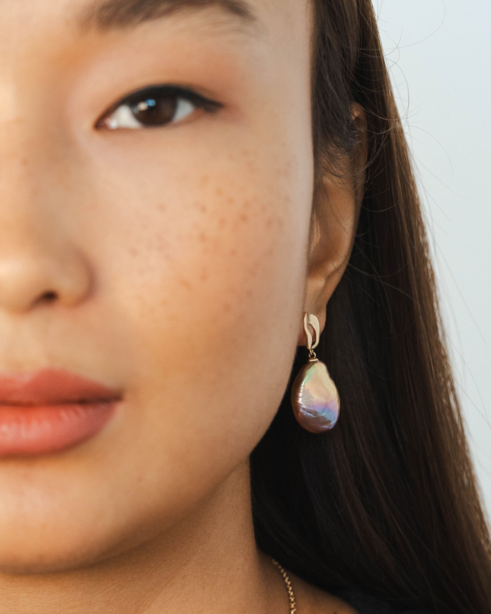 Klobige quadratische Ohrringe