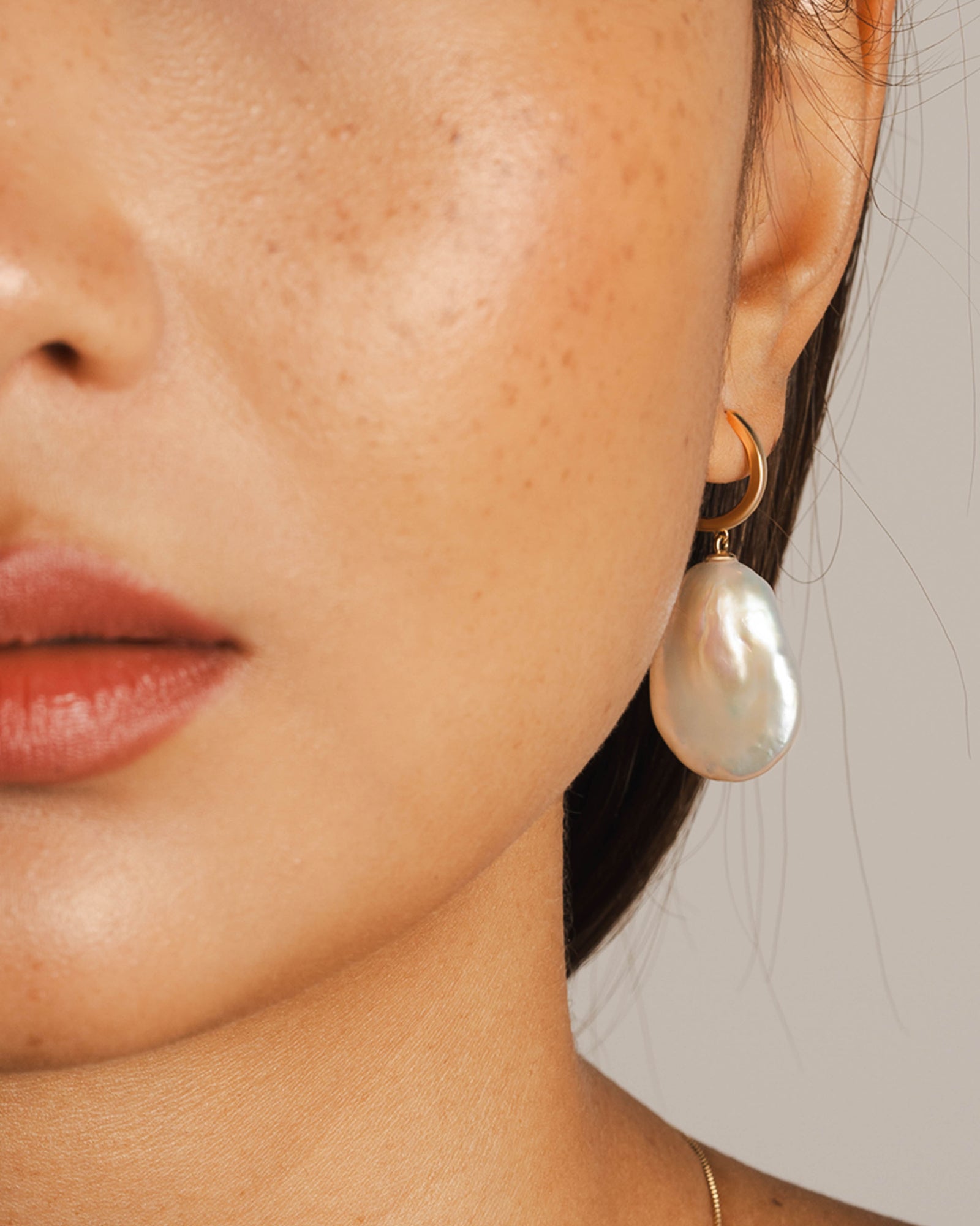 Duochrome Perlenohrringe