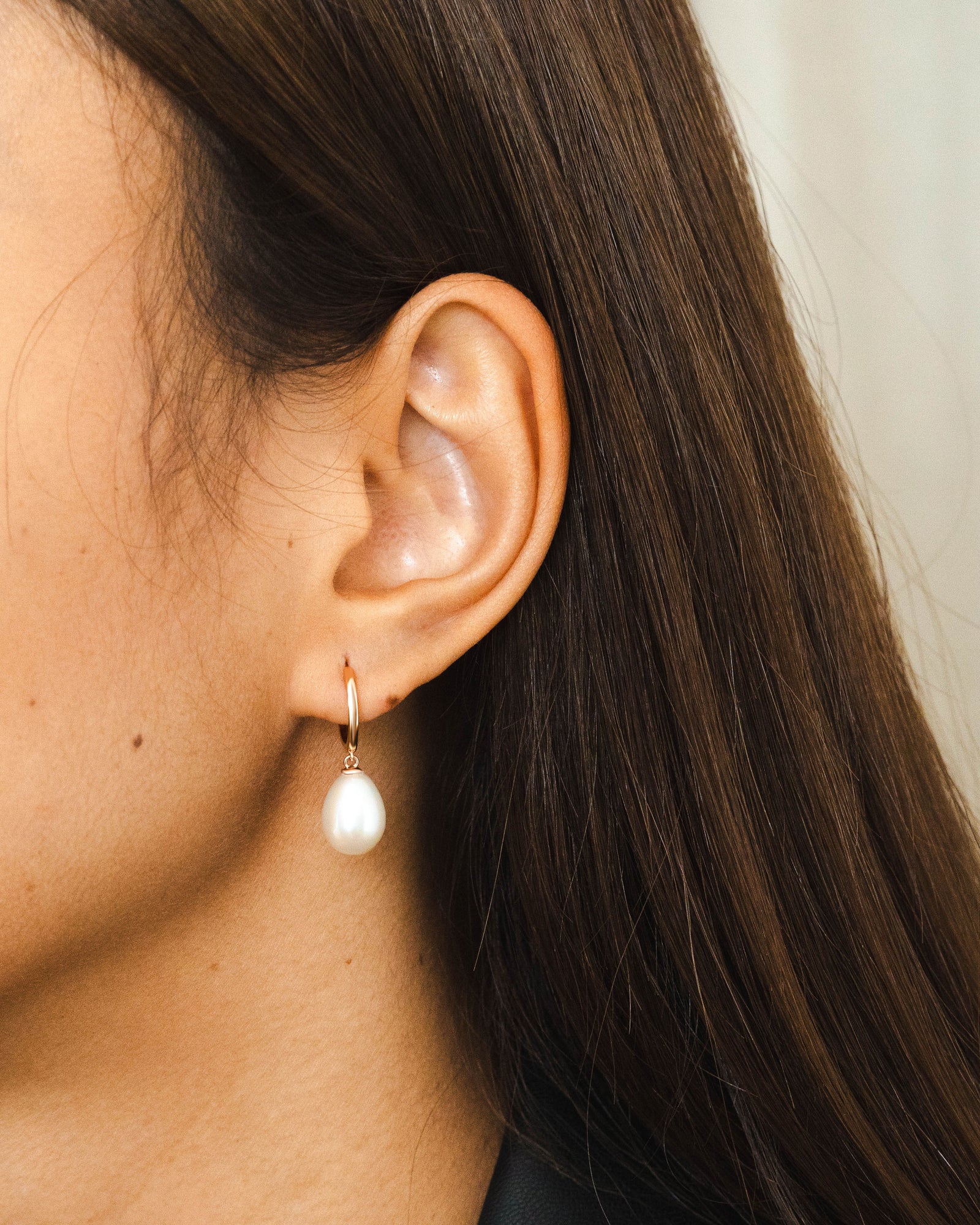 Natürliche Perlen-Creolen