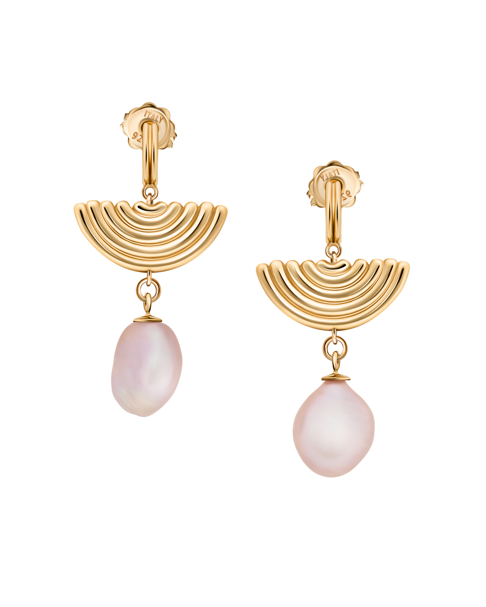 Ohrringe „Pracht“ mit Perlglanzeffekt