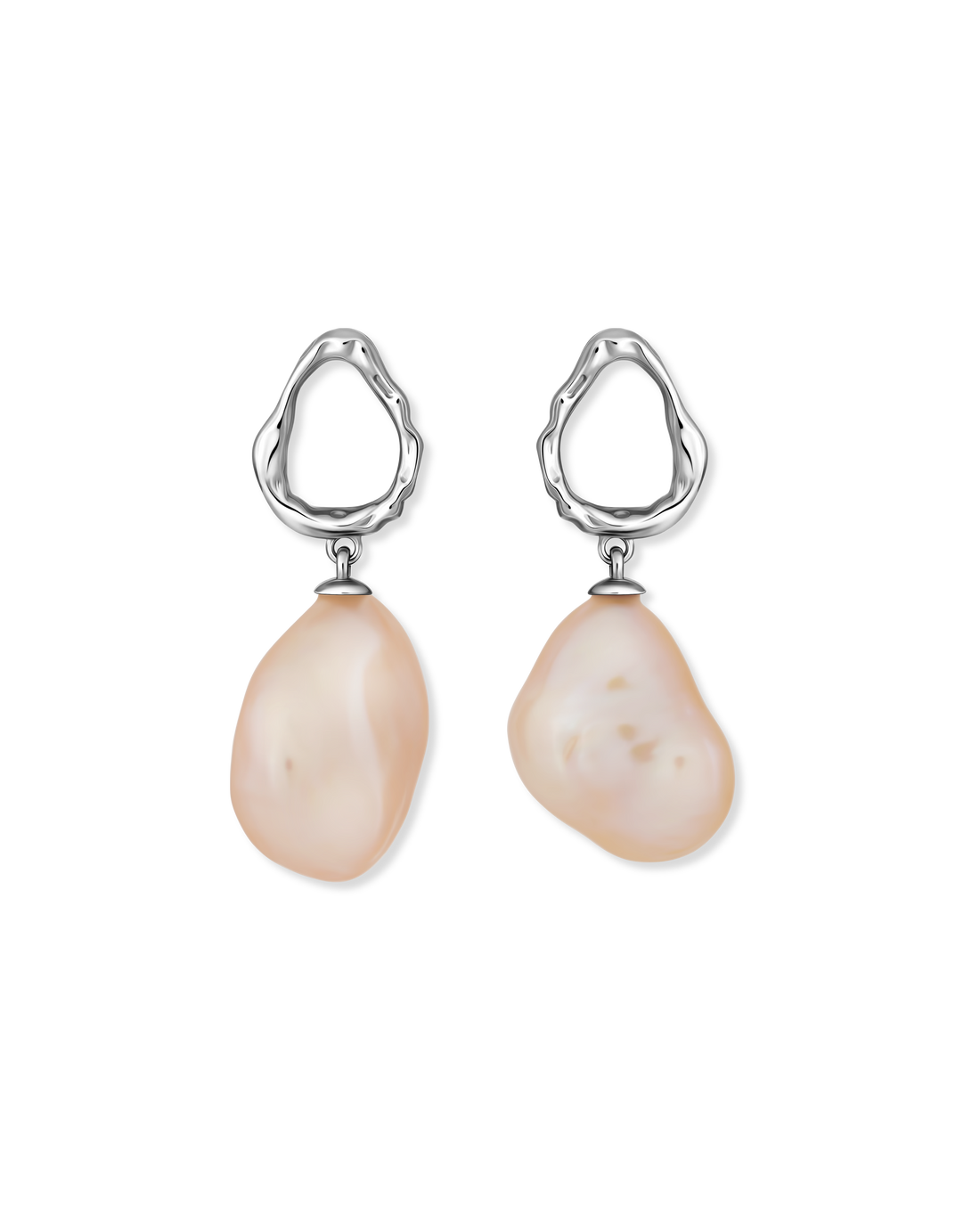 Alltägliche Perlenohrringe