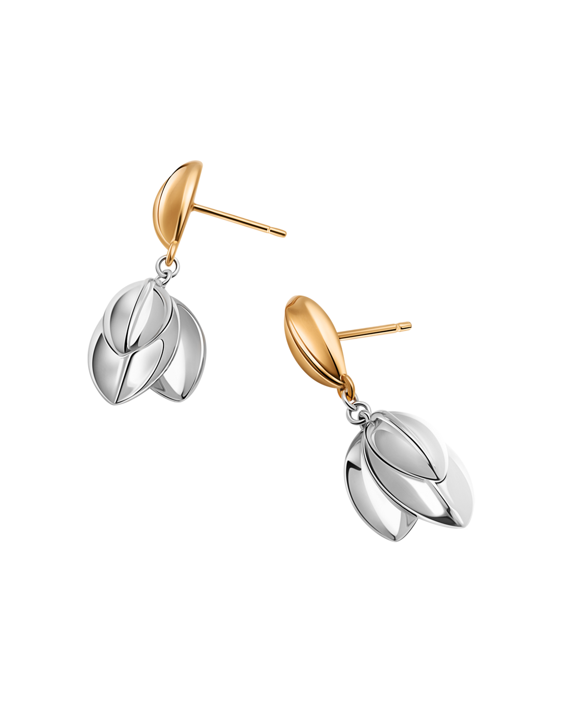 Mistelzweig-Blatt-Ohrringe