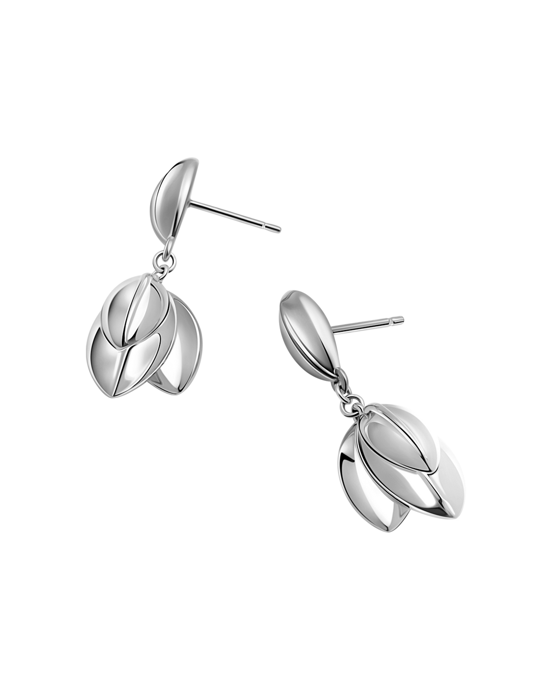 Mistelzweig-Blatt-Ohrringe