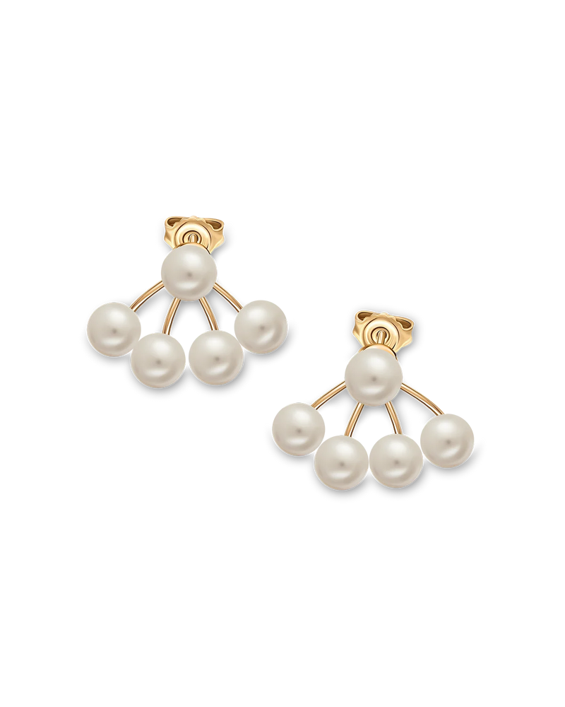 Five Pearls Stud Earrings – UNTAMD London