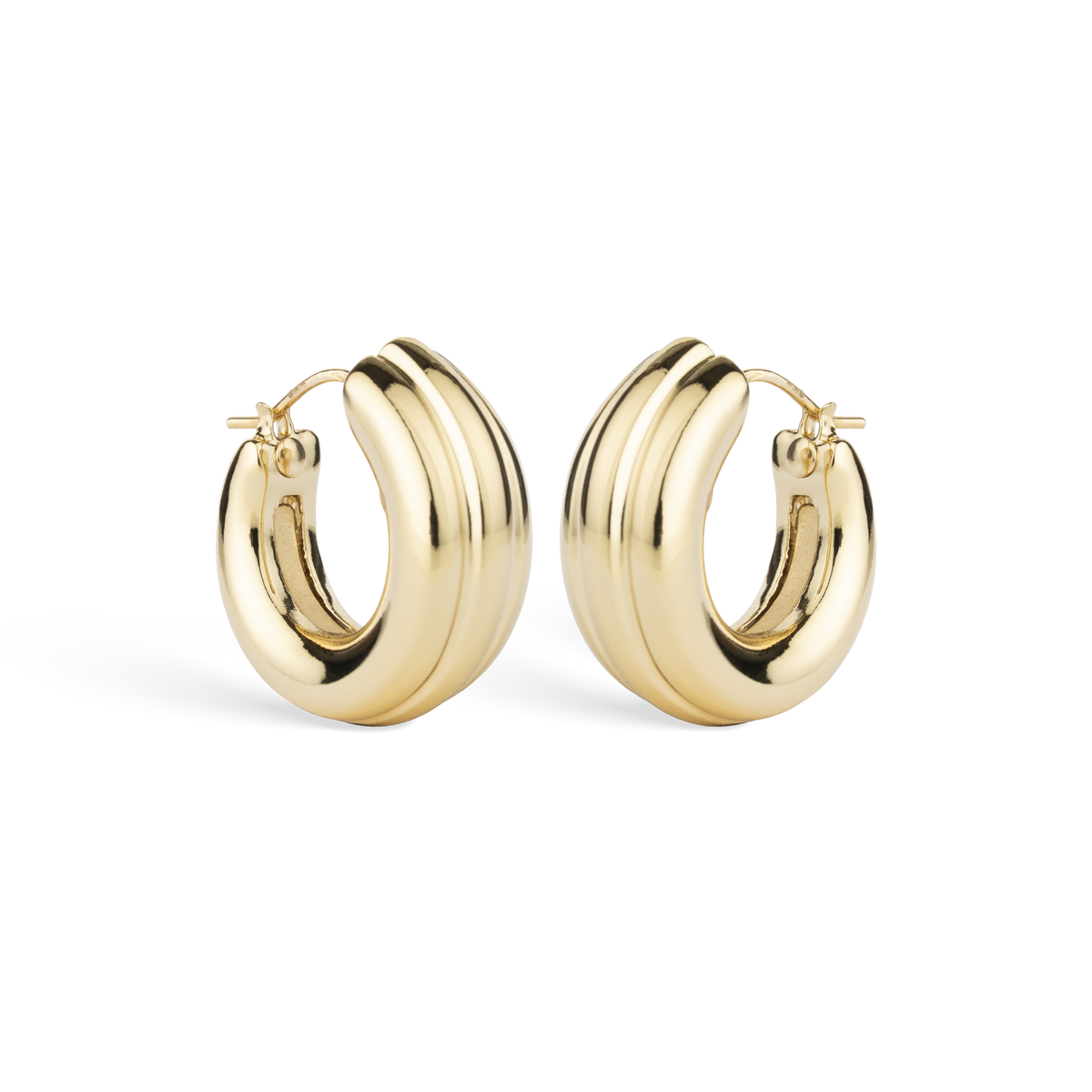 Three Hoop Earrings