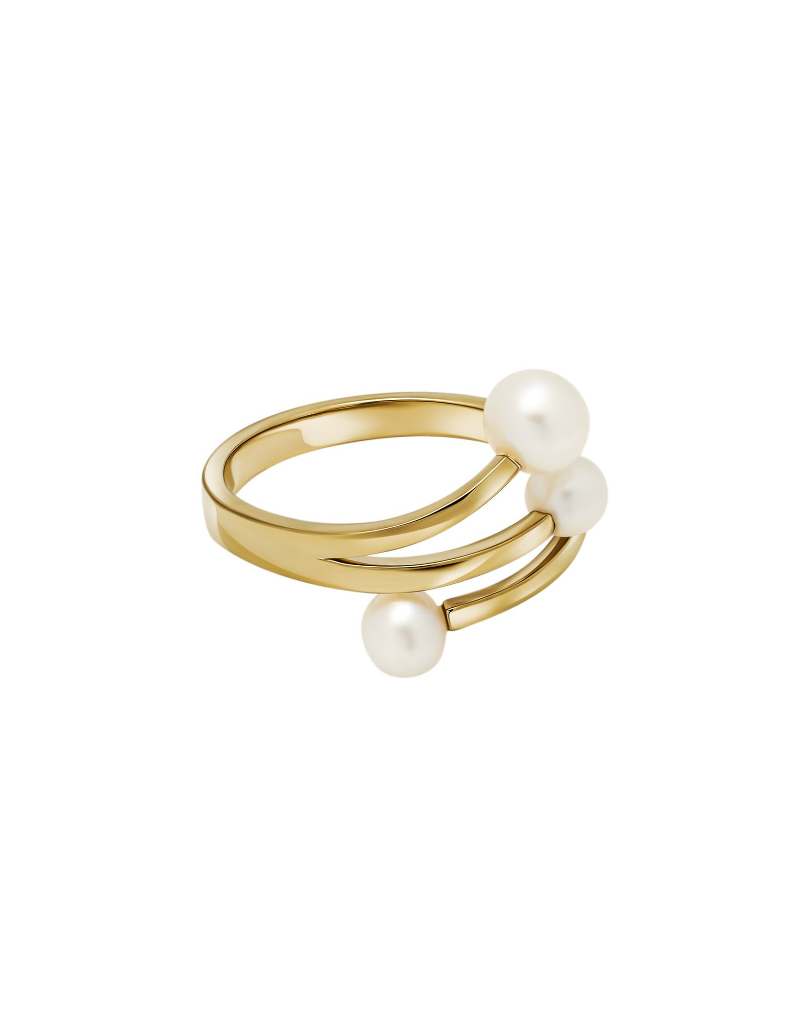 Trinity Pearl Ring