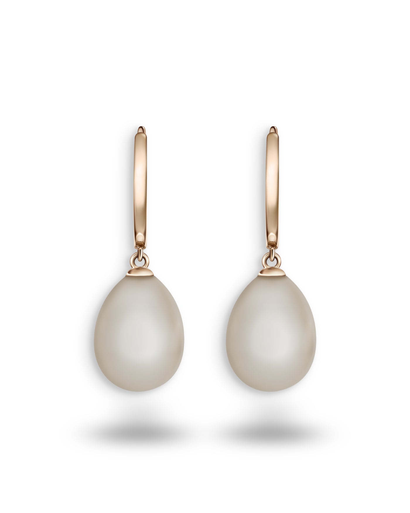 Natural Pearl Hoops