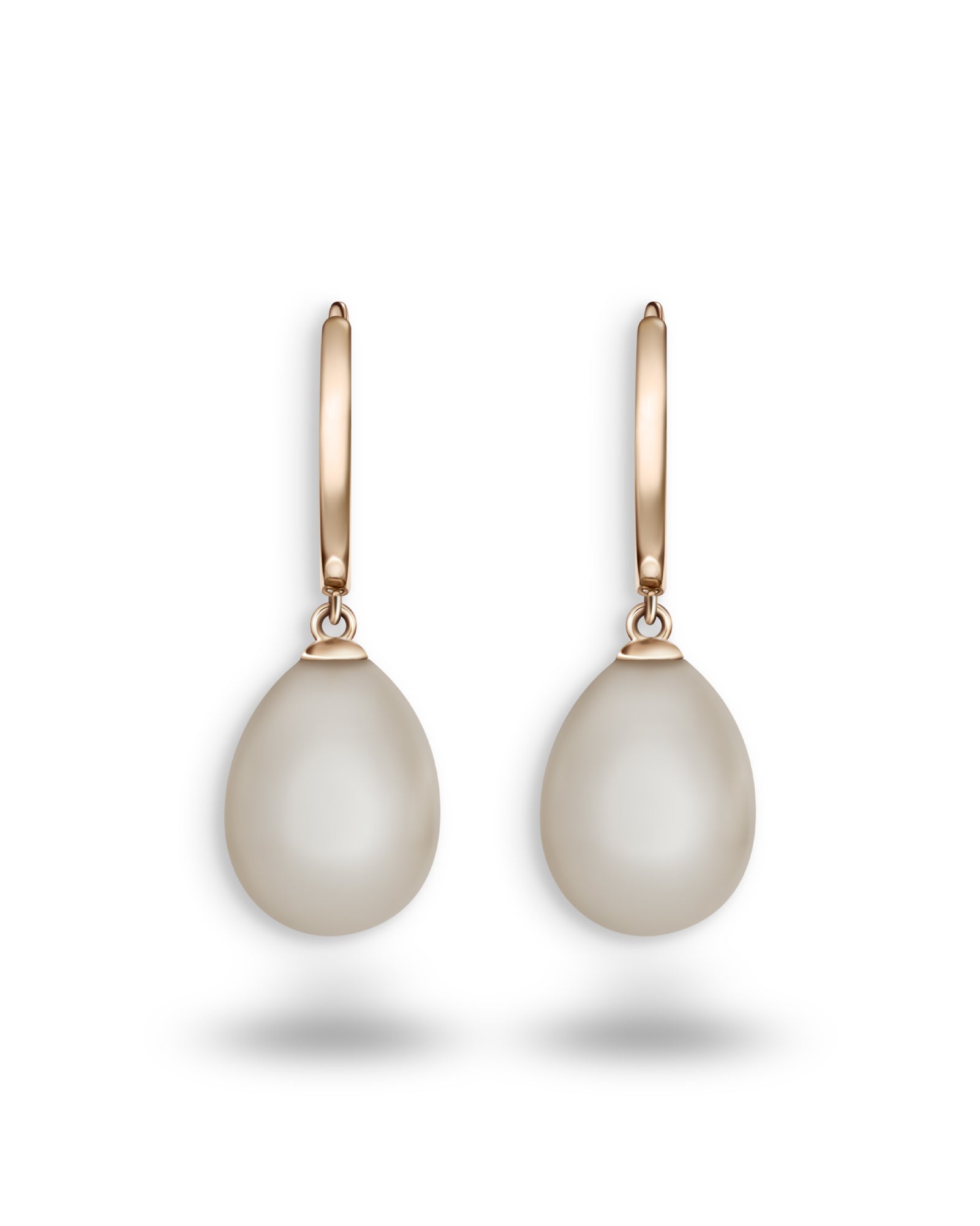 Natural Pearl Hoops