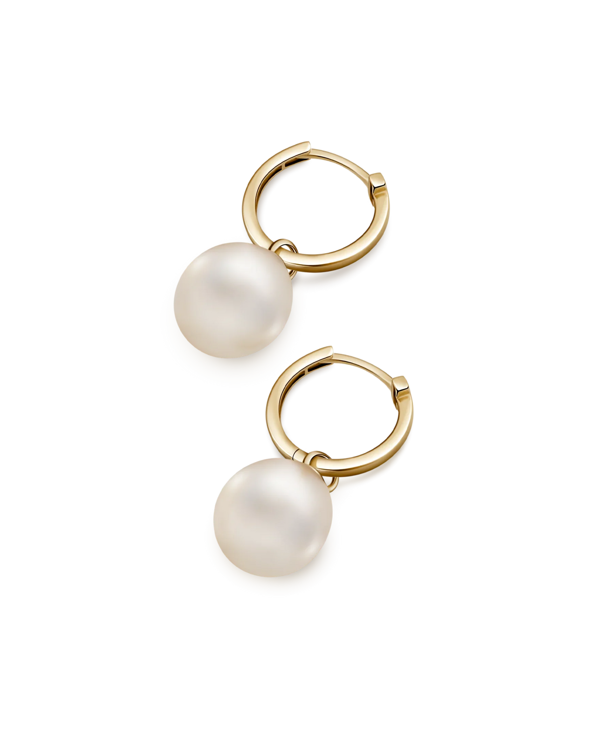 Natural Pearl Hoops