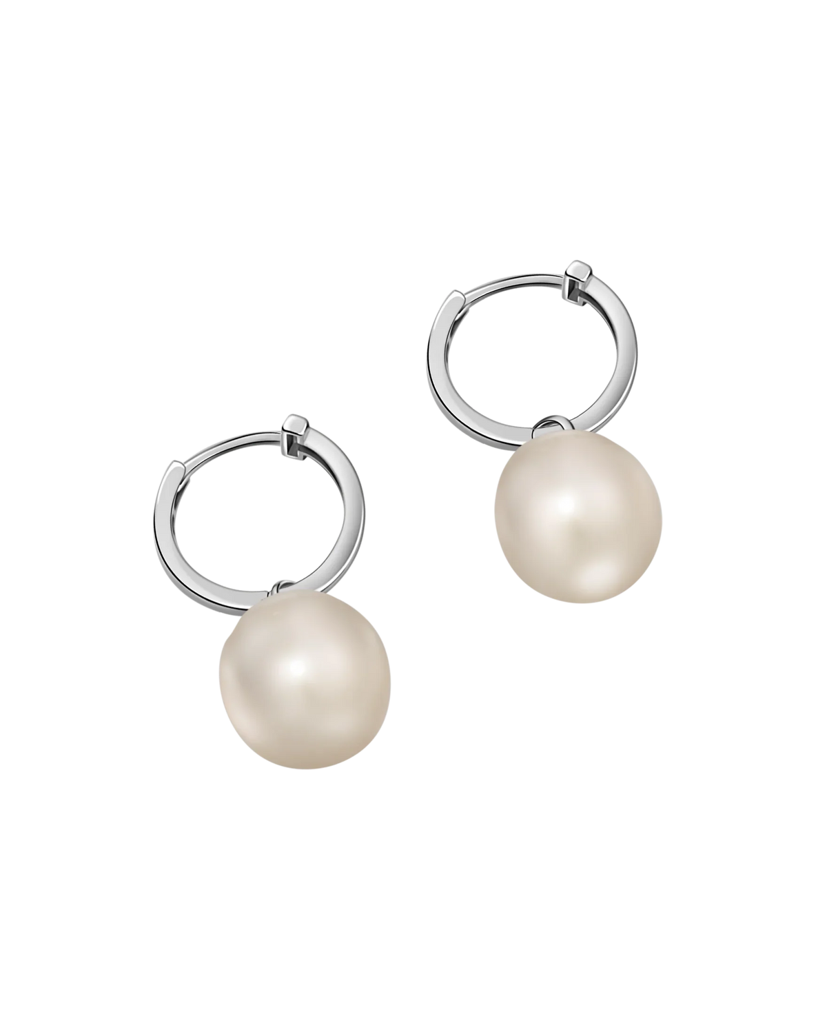 Natural Pearl Hoops