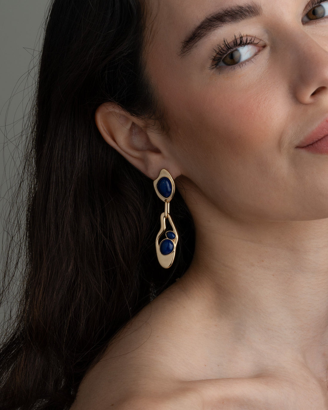 Aquatische Aura Ohrringe