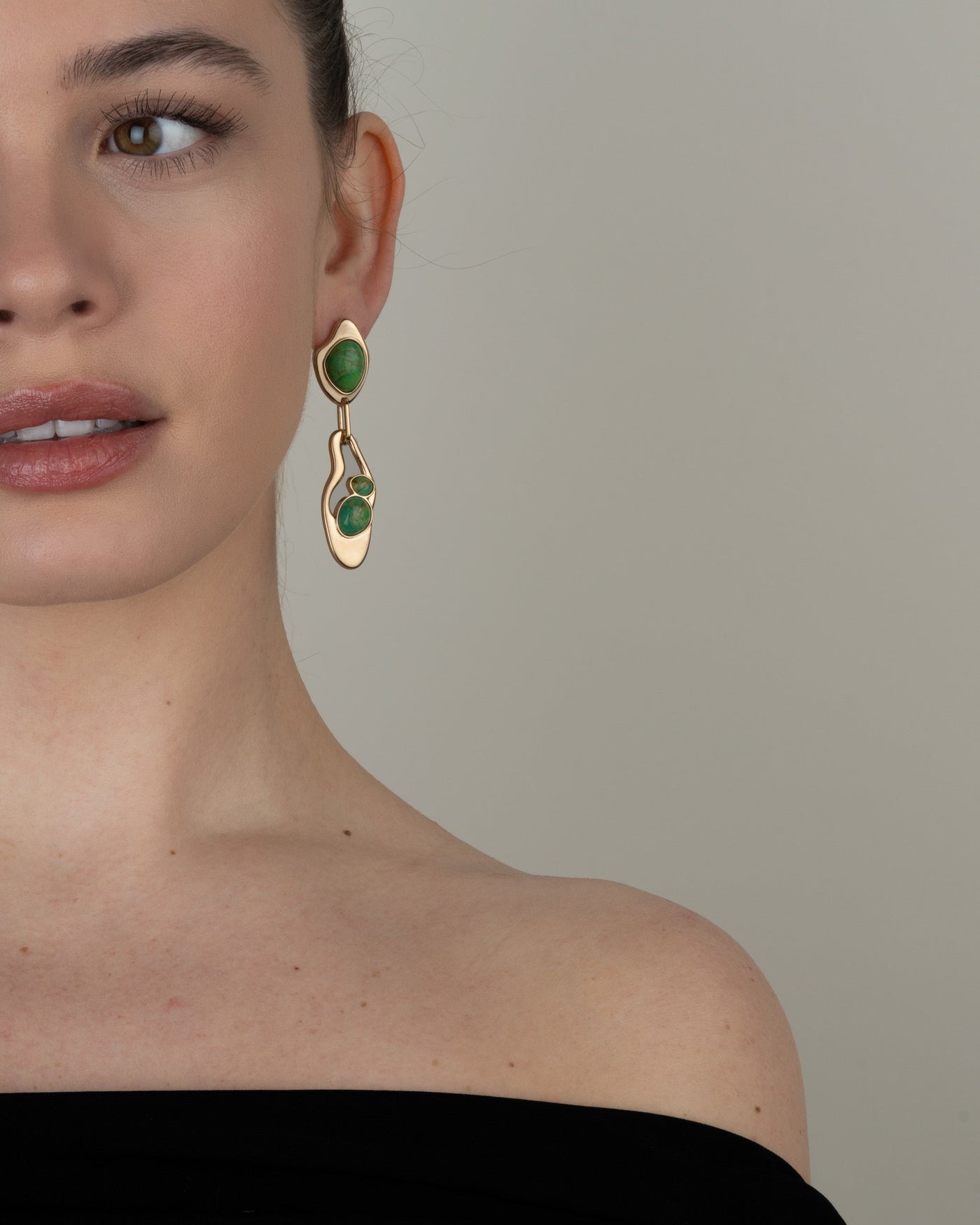 Aquatische Aura Ohrringe