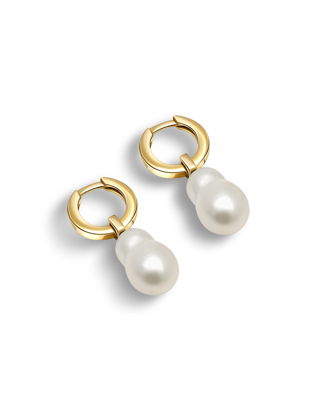 Barocke Perlen Creolen