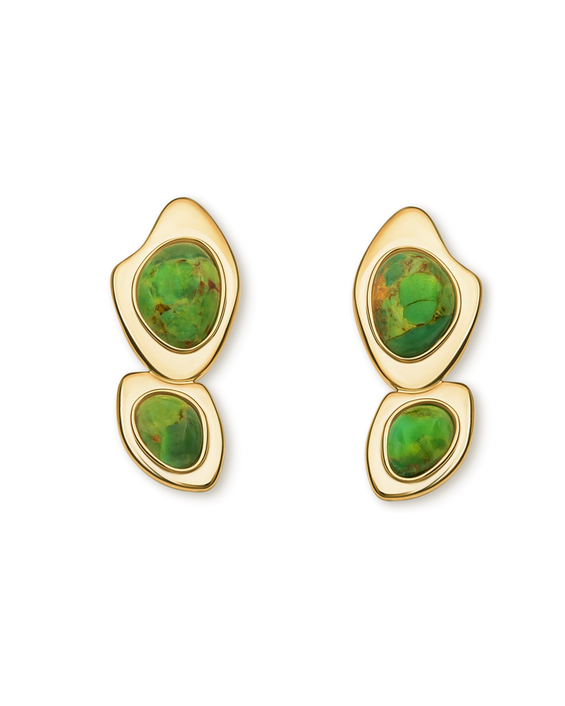 Bright Splendor Earrings in 18k gold vermeil – UNTAMD London