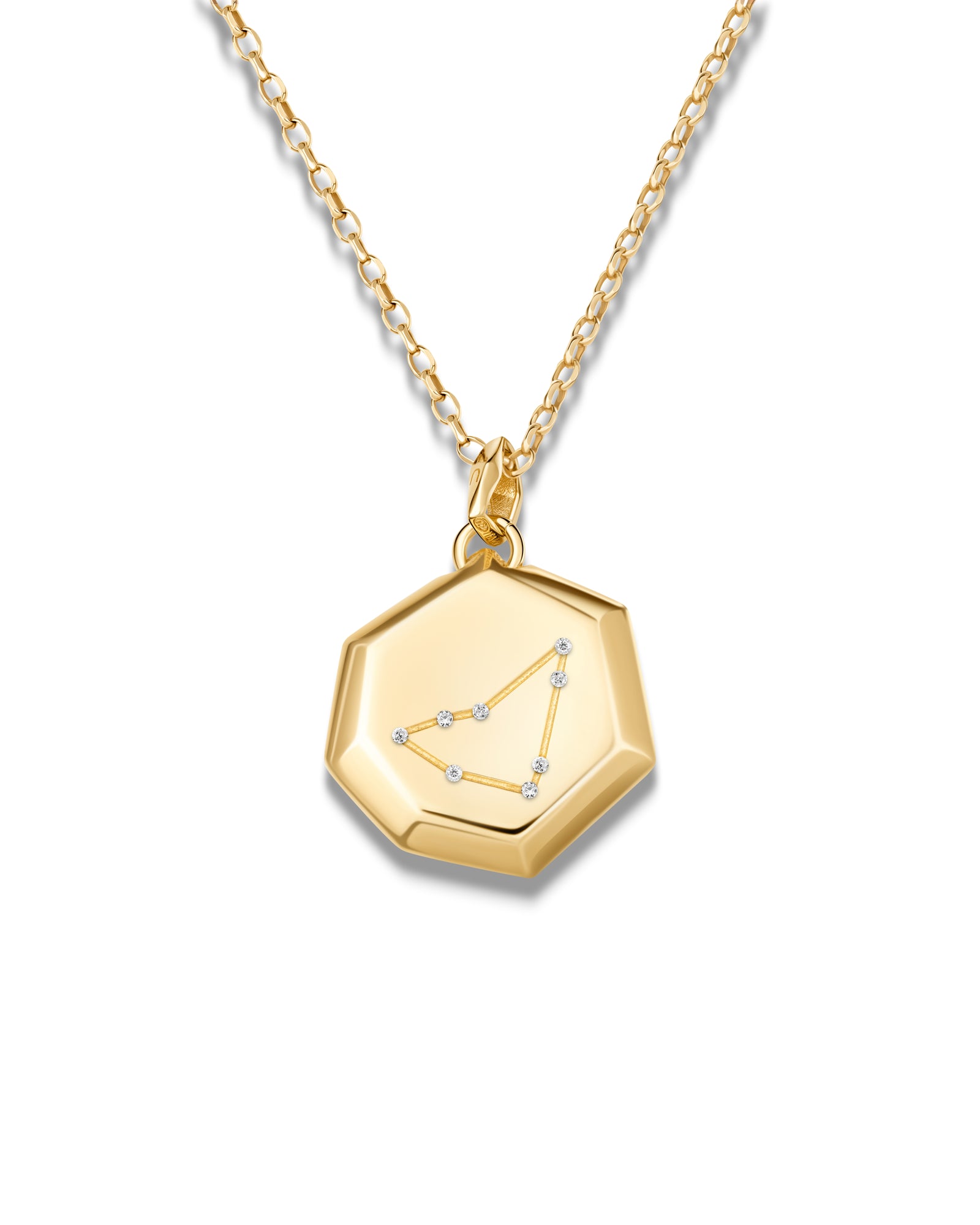 Capricornus Natural Diamonds Pendant [PREORDER ONLY]