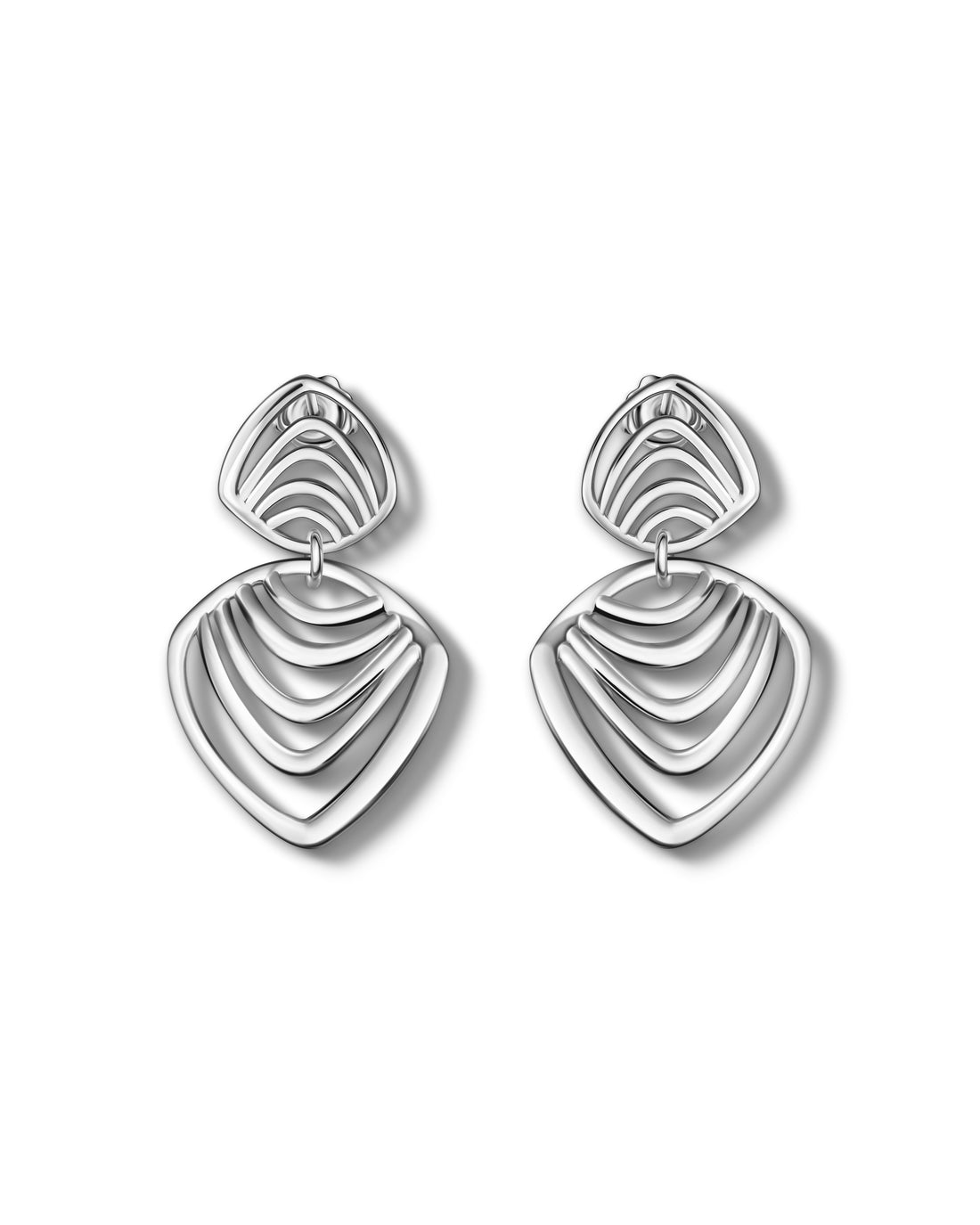 Doppelte Tropfenohrringe