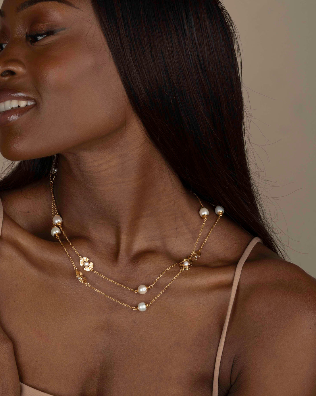 Flowing Shells Necklace