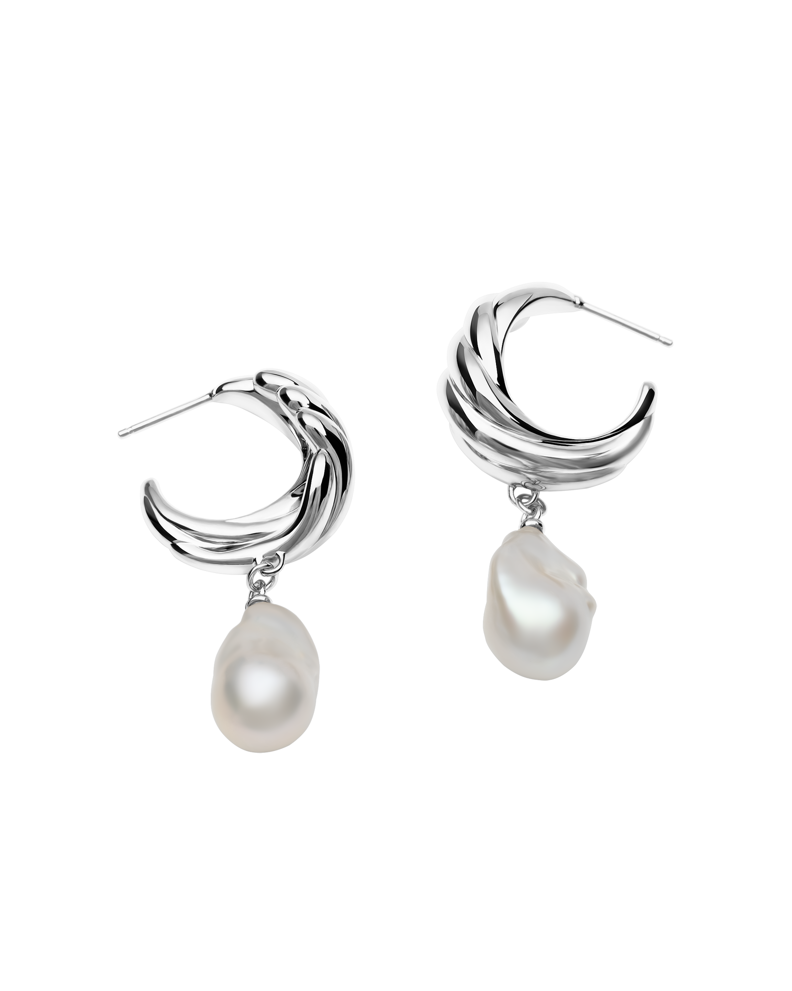 Pearl Eclipse Earrings