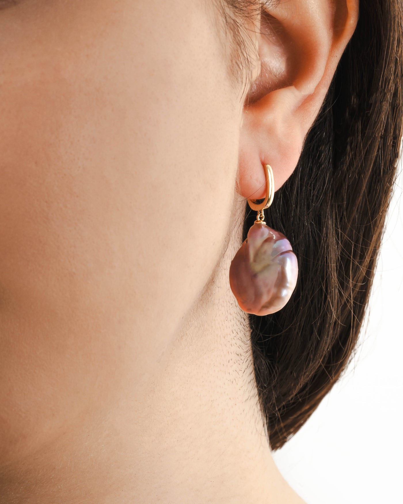 Rose Pearl Earrings