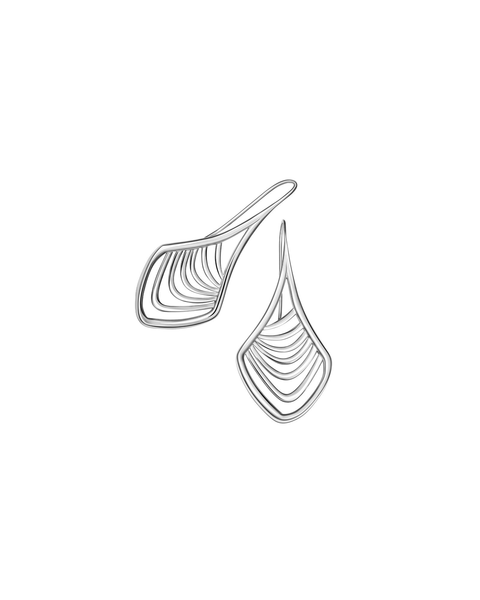 Fine Drop Elongated Earrings