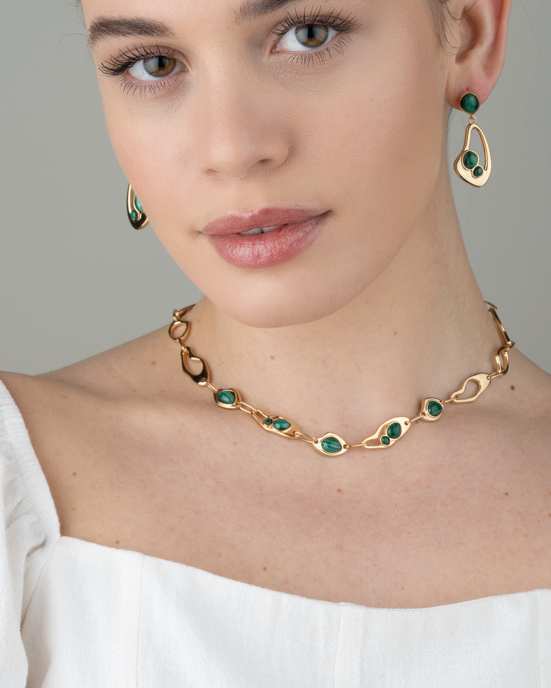 Edelstein-Kaskaden-Ohrringe