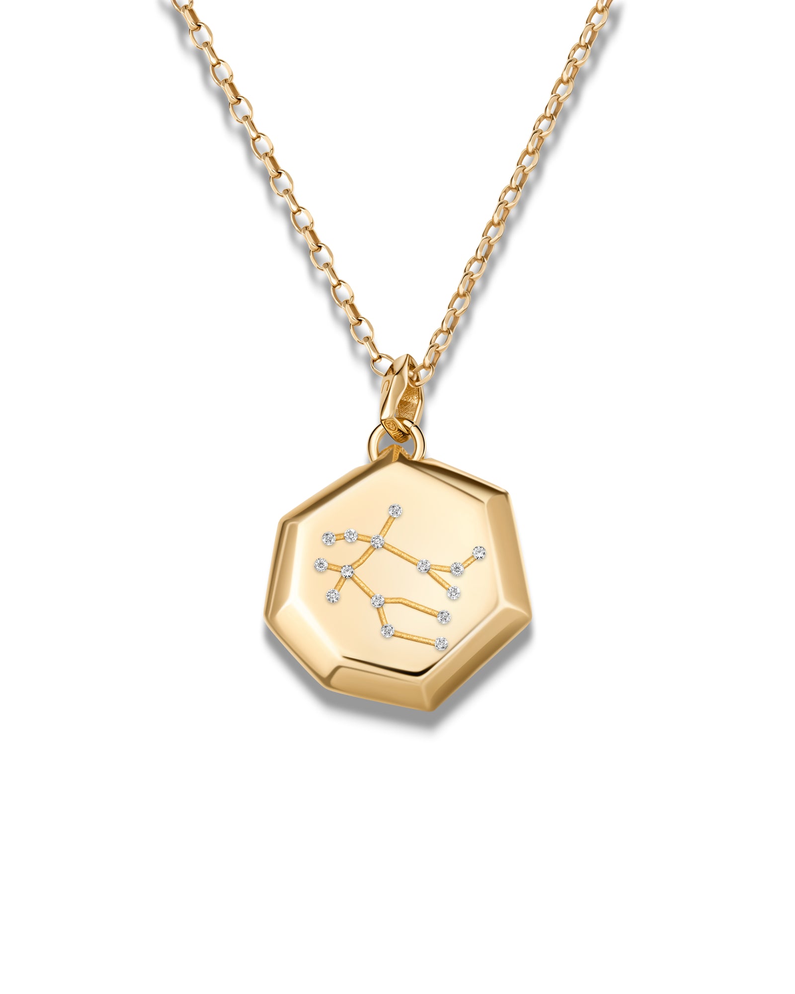 Gemini Natural Diamonds Pendant [PREORDER ONLY]