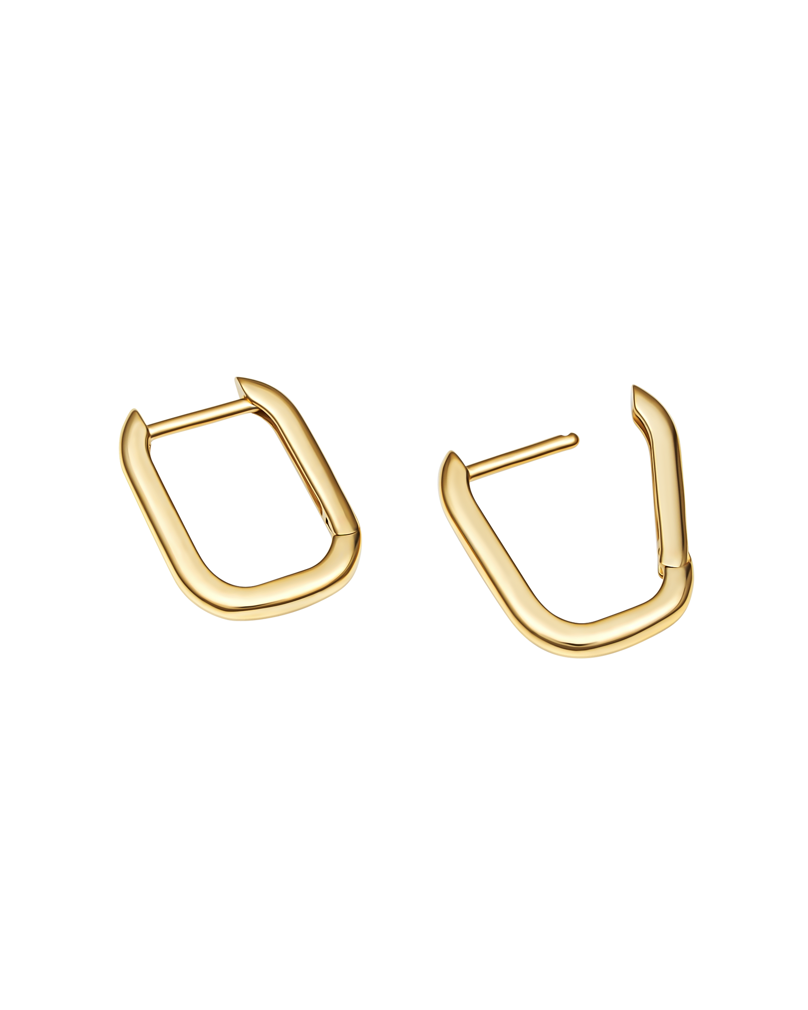 Geometric Allure Hoops