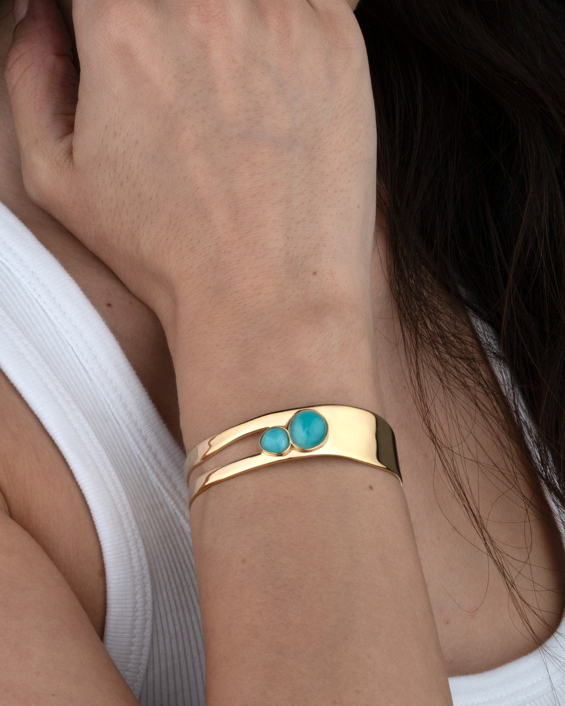 Vergoldeter Schatzarmreif